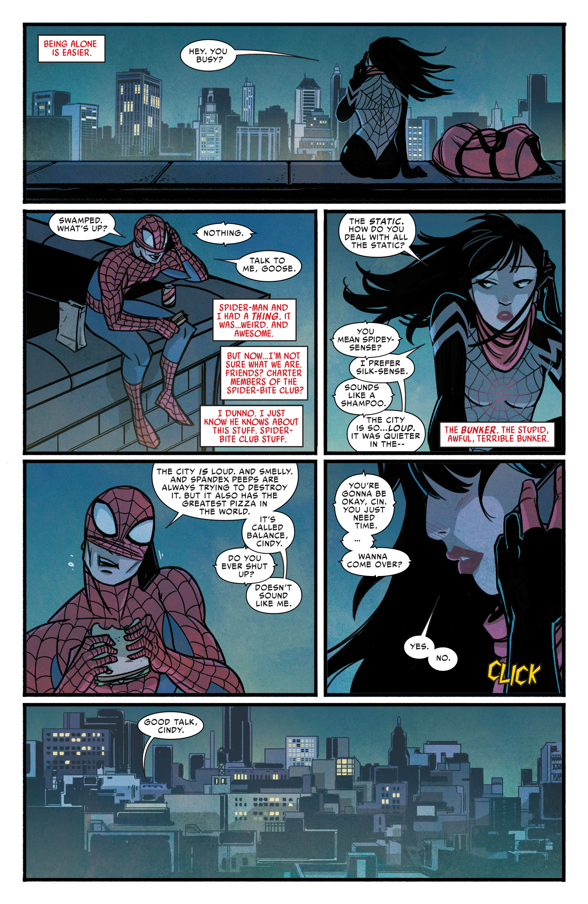 Read online Silk: Out of the Spider-Verse comic -  Issue # TPB 1 (Part 1) - 80