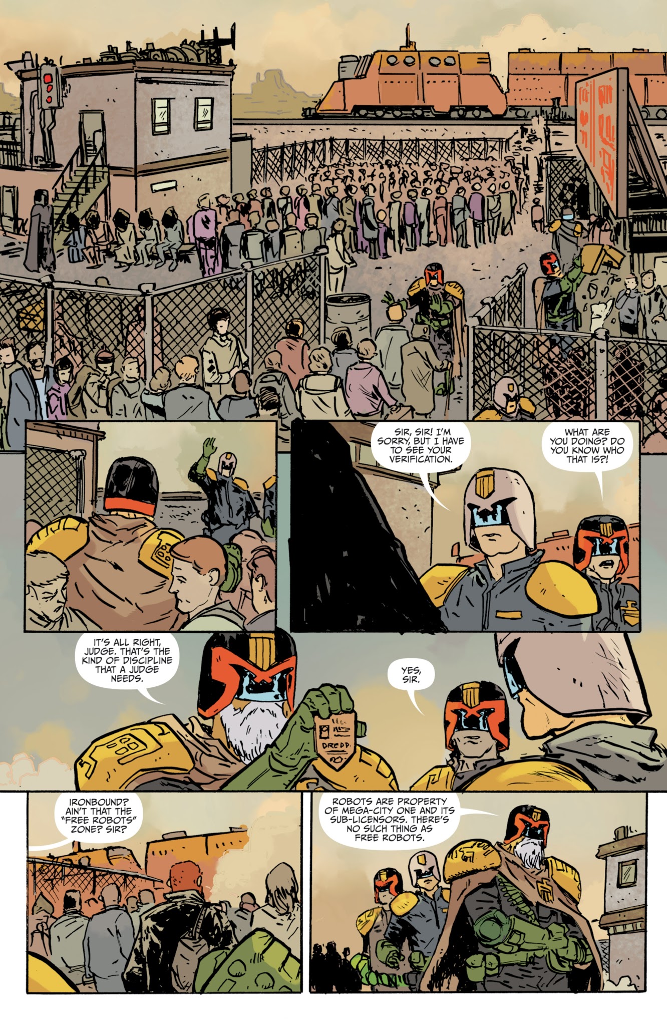 Read online Judge Dredd: The Blessed Earth comic -  Issue #3 - 5