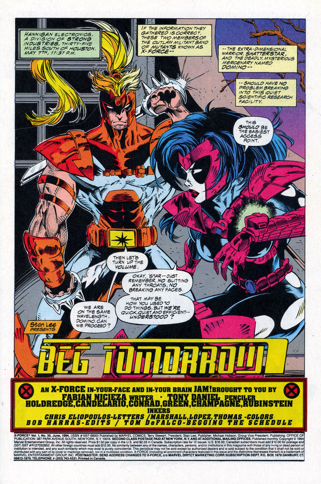 Read online X-Force (1991) comic -  Issue #35 - 3