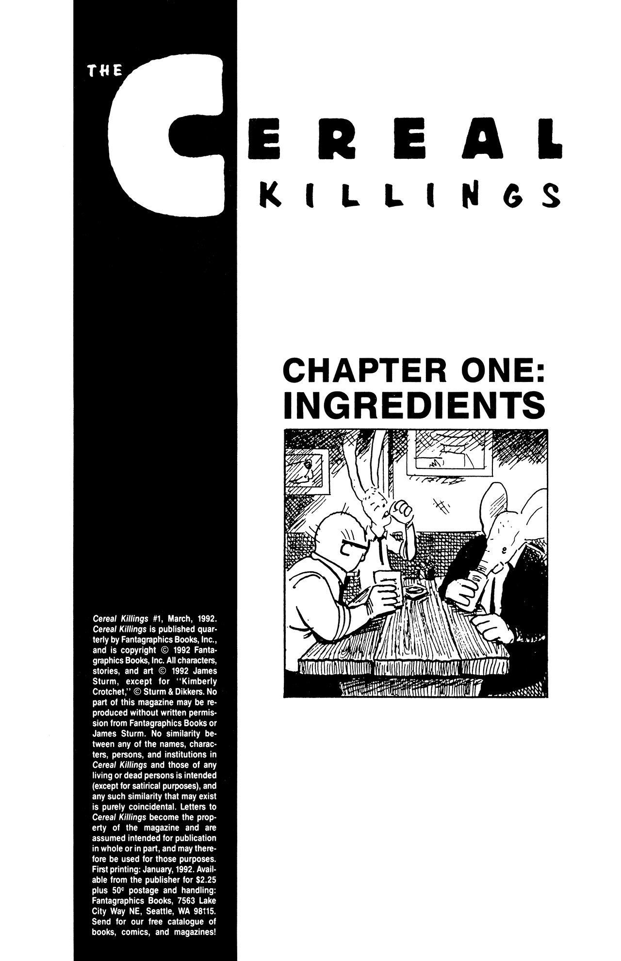 Read online Cereal Killings comic -  Issue #1 - 2