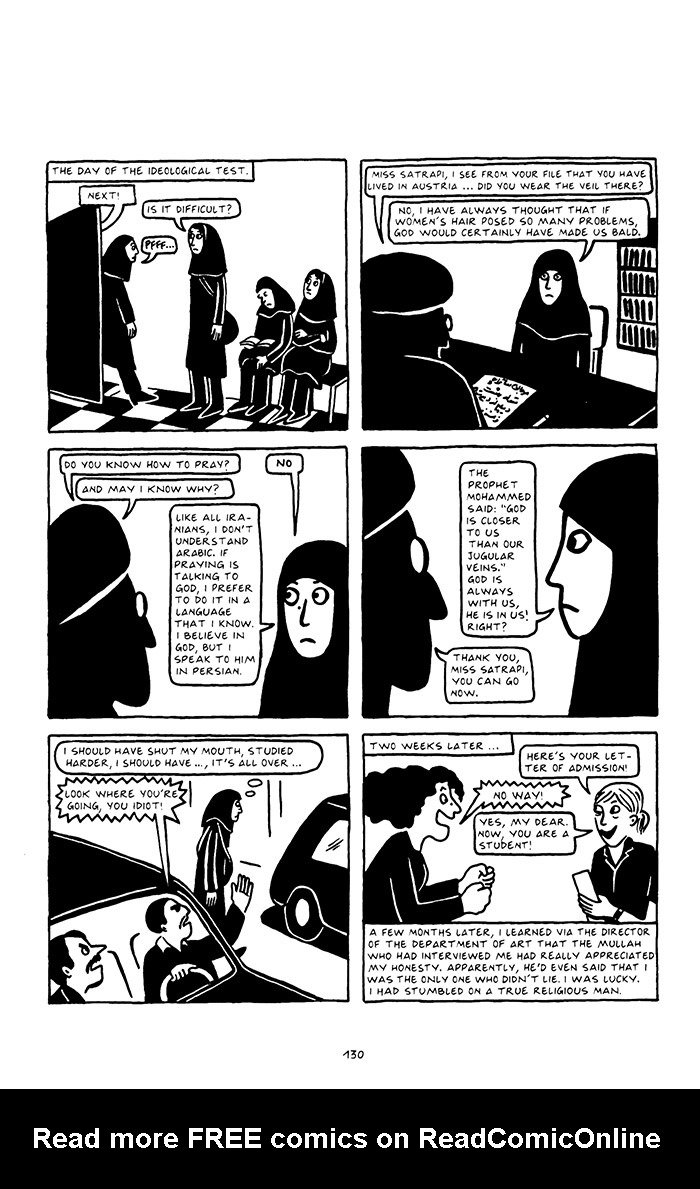 Read online Persepolis comic -  Issue # TPB 2 - 133