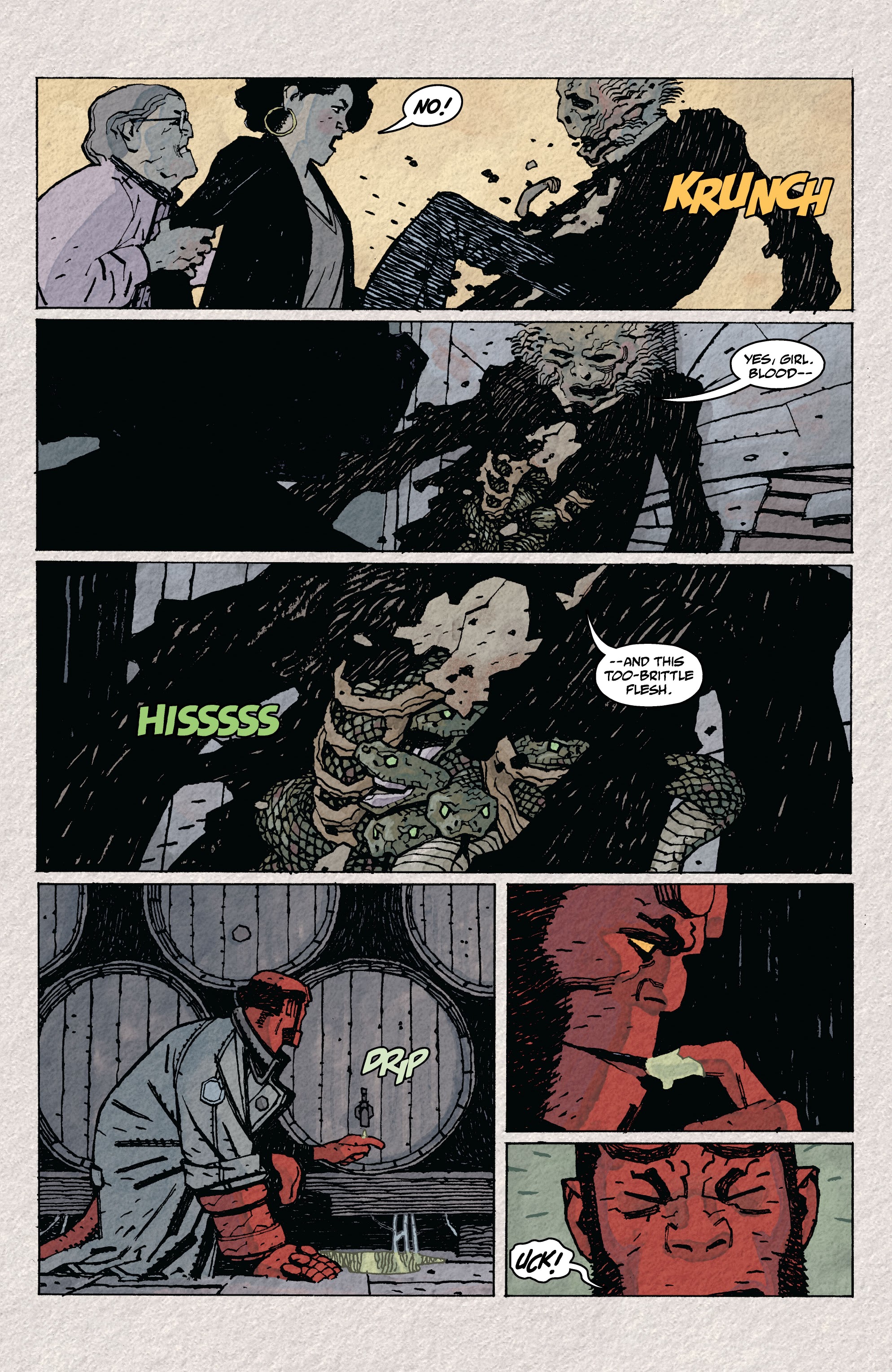 Read online Hellboy and the B.P.R.D.: Old Man Whittier comic -  Issue # Full - 15