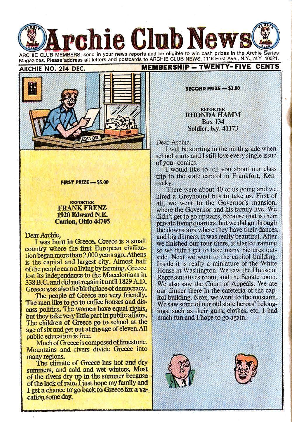 Read online Archie (1960) comic -  Issue #214 - 26