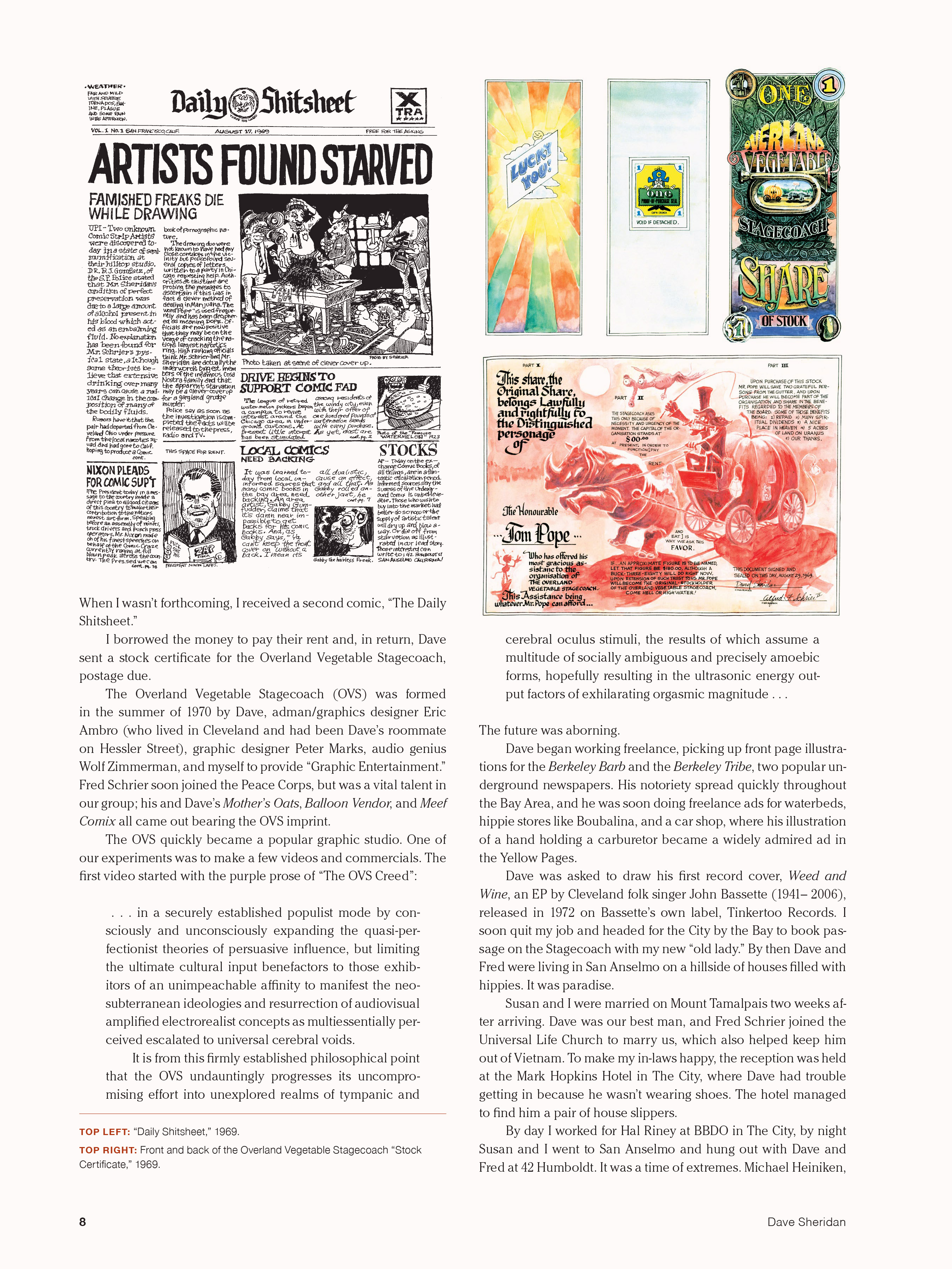 Read online Dave Sheridan: Life with Dealer McDope, the Leather Nun, and the Fabulous Furry Freak Brothers comic -  Issue # TPB (Part 1) - 19