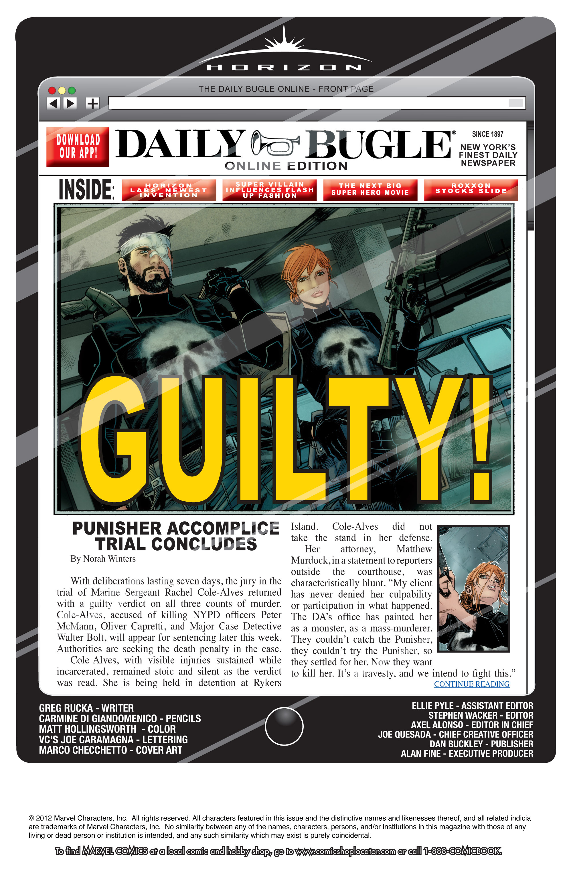Read online Punisher: War Zone (2012) comic -  Issue #4 - 2