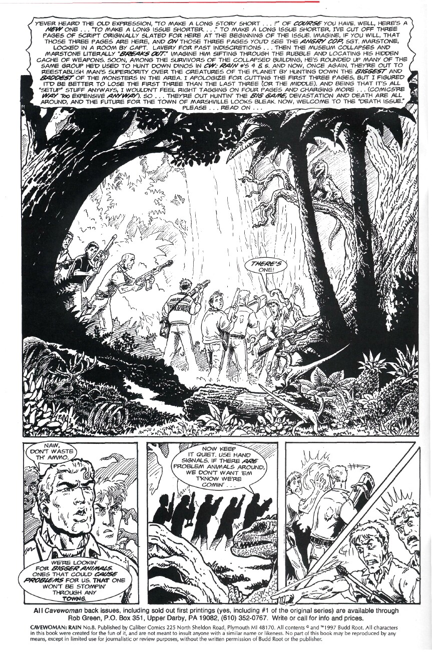 Read online Cavewoman: Rain comic -  Issue #8 - 3