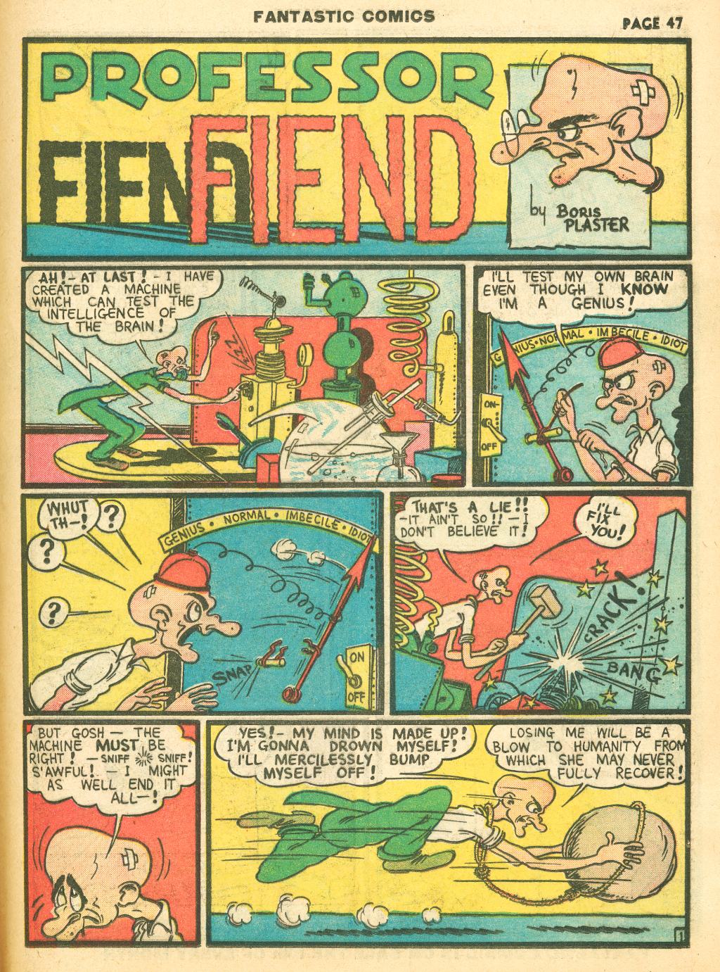 Read online Fantastic Comics comic -  Issue #12 - 49