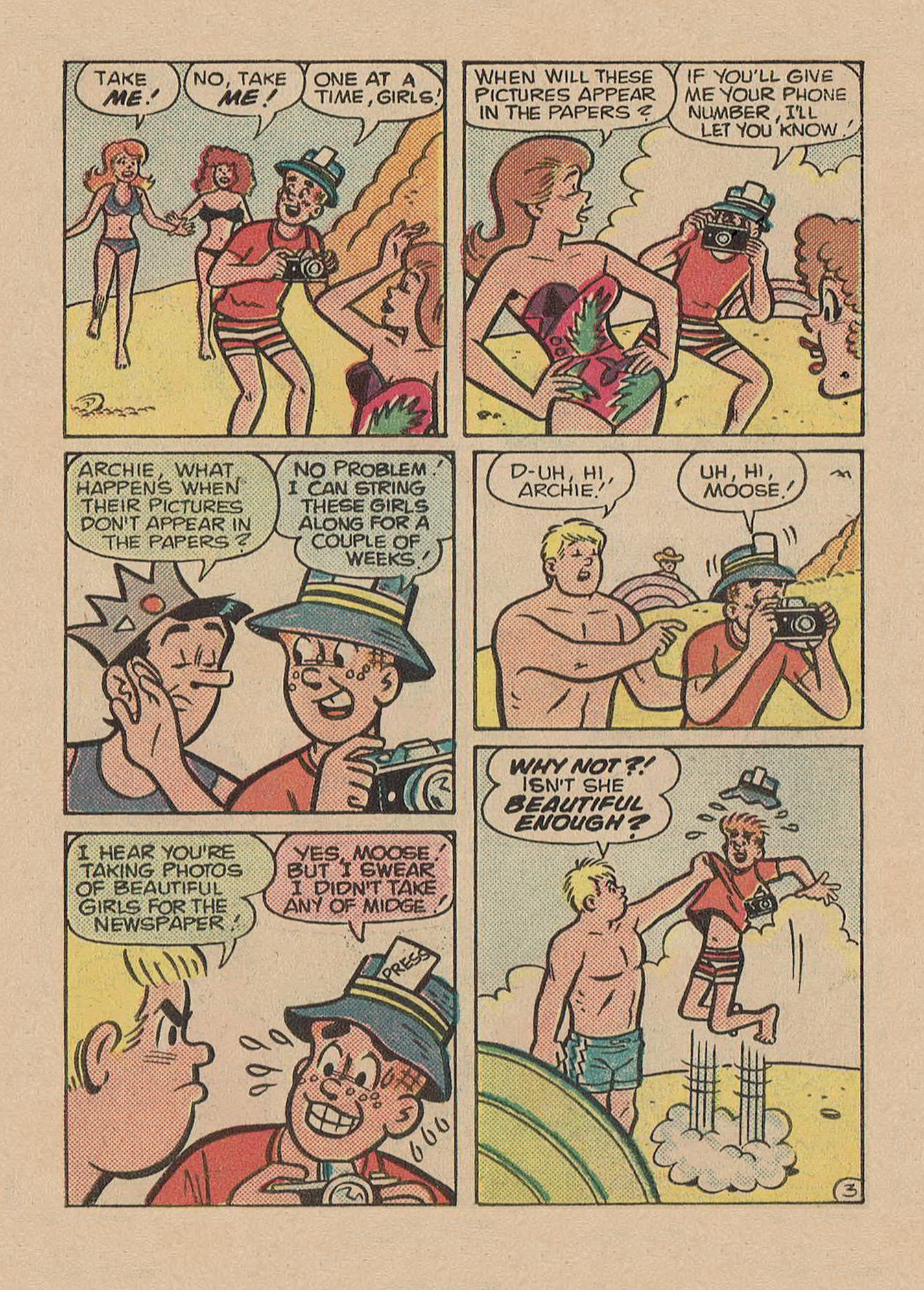 Read online Archie Digest Magazine comic -  Issue #74 - 127