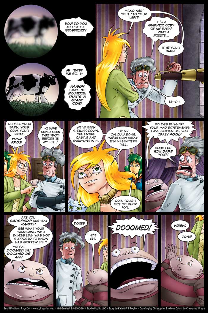 Read online Girl Genius (2002) comic -  Issue #13 - 169