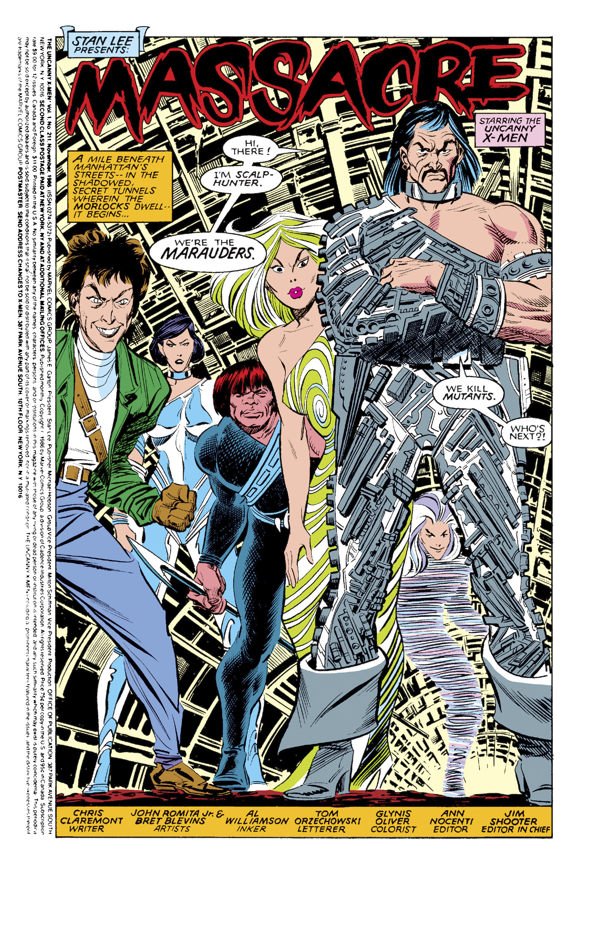 Read online Uncanny X-Men (1963) comic -  Issue #211 - 2