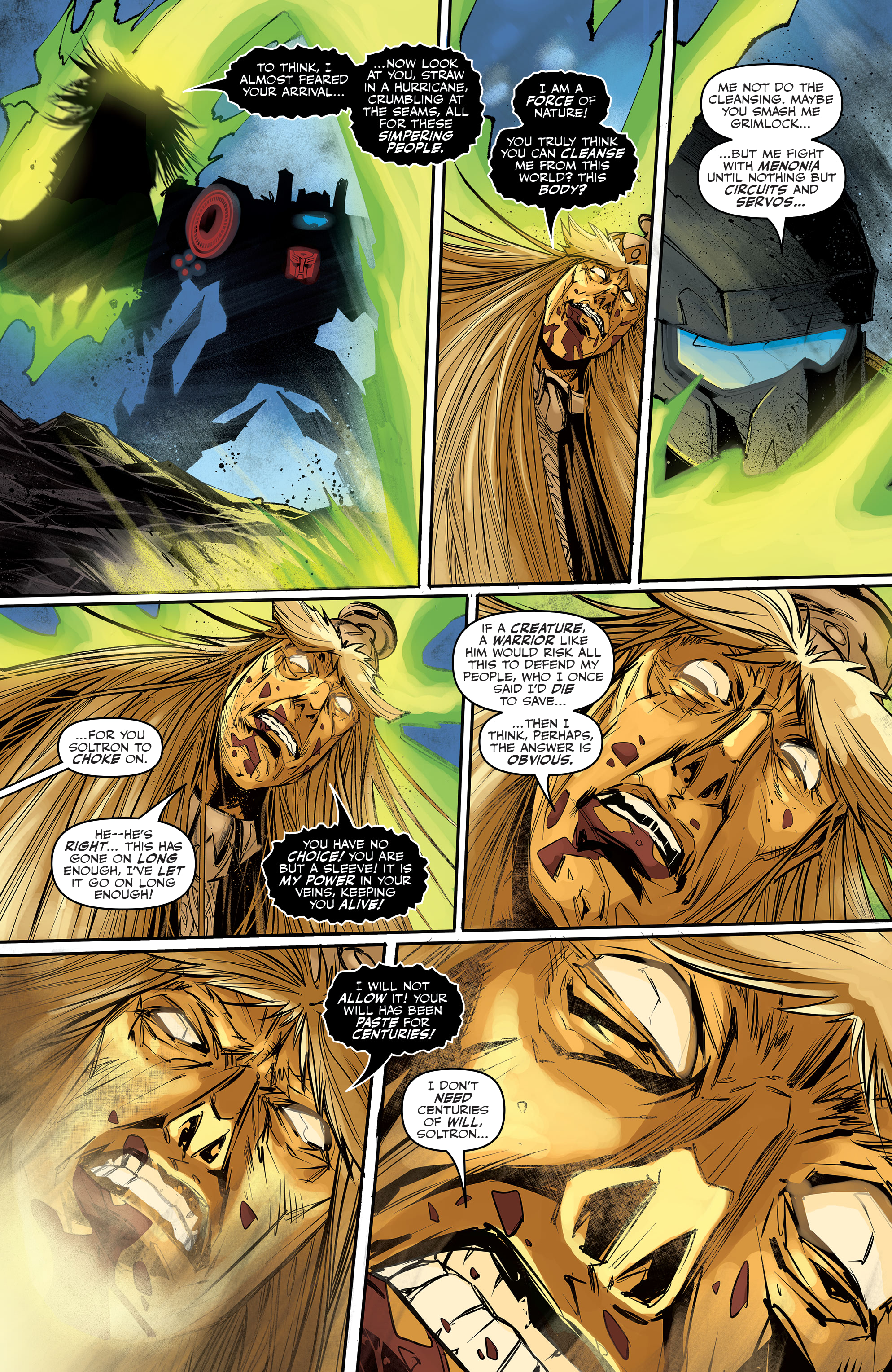 Read online Transformers: King Grimlock comic -  Issue #4 - 23