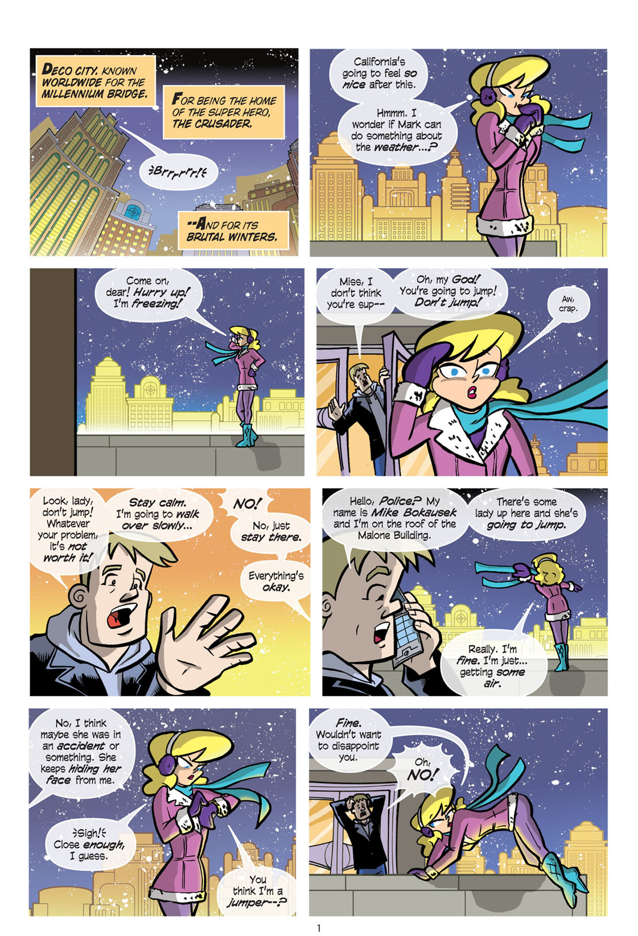 Read online Love and Capes comic -  Issue #2 - 2