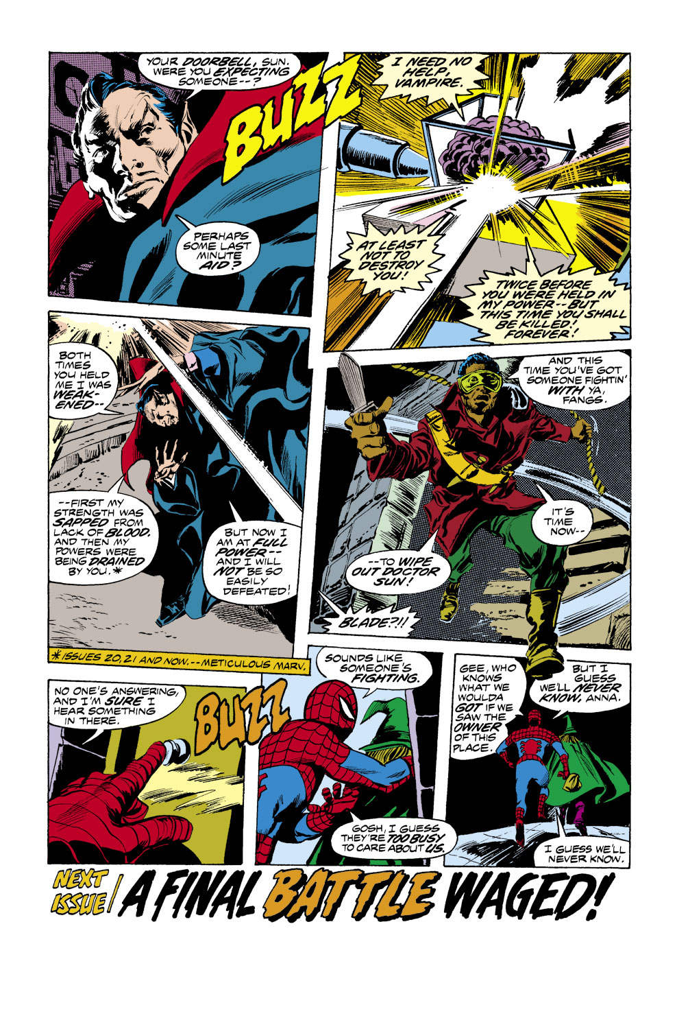 Read online Tomb of Dracula (1972) comic -  Issue #41 - 19