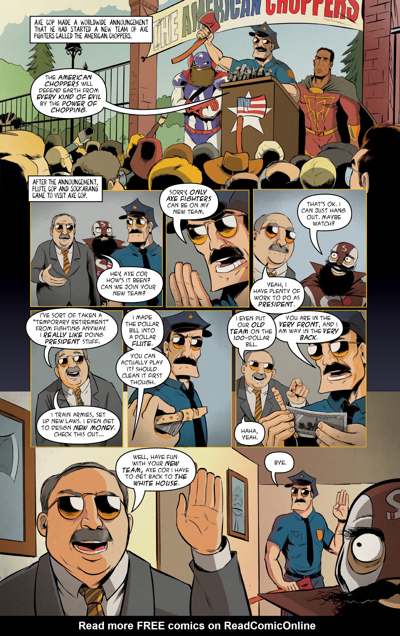 Read online Axe Cop comic -  Issue # TPB 6 - 24