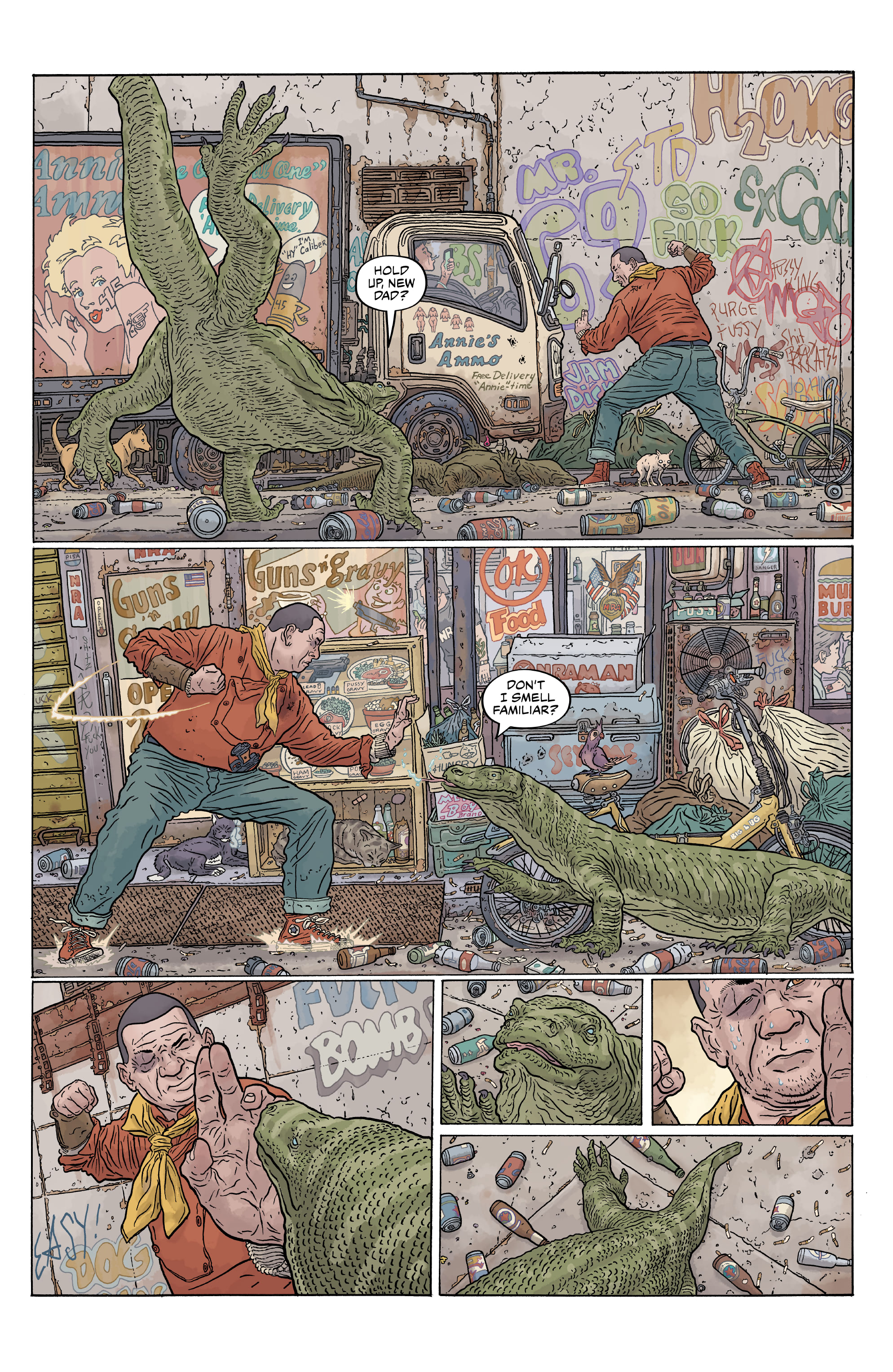 Read online Shaolin Cowboy: Cruel to Be Kin comic -  Issue #4 - 17