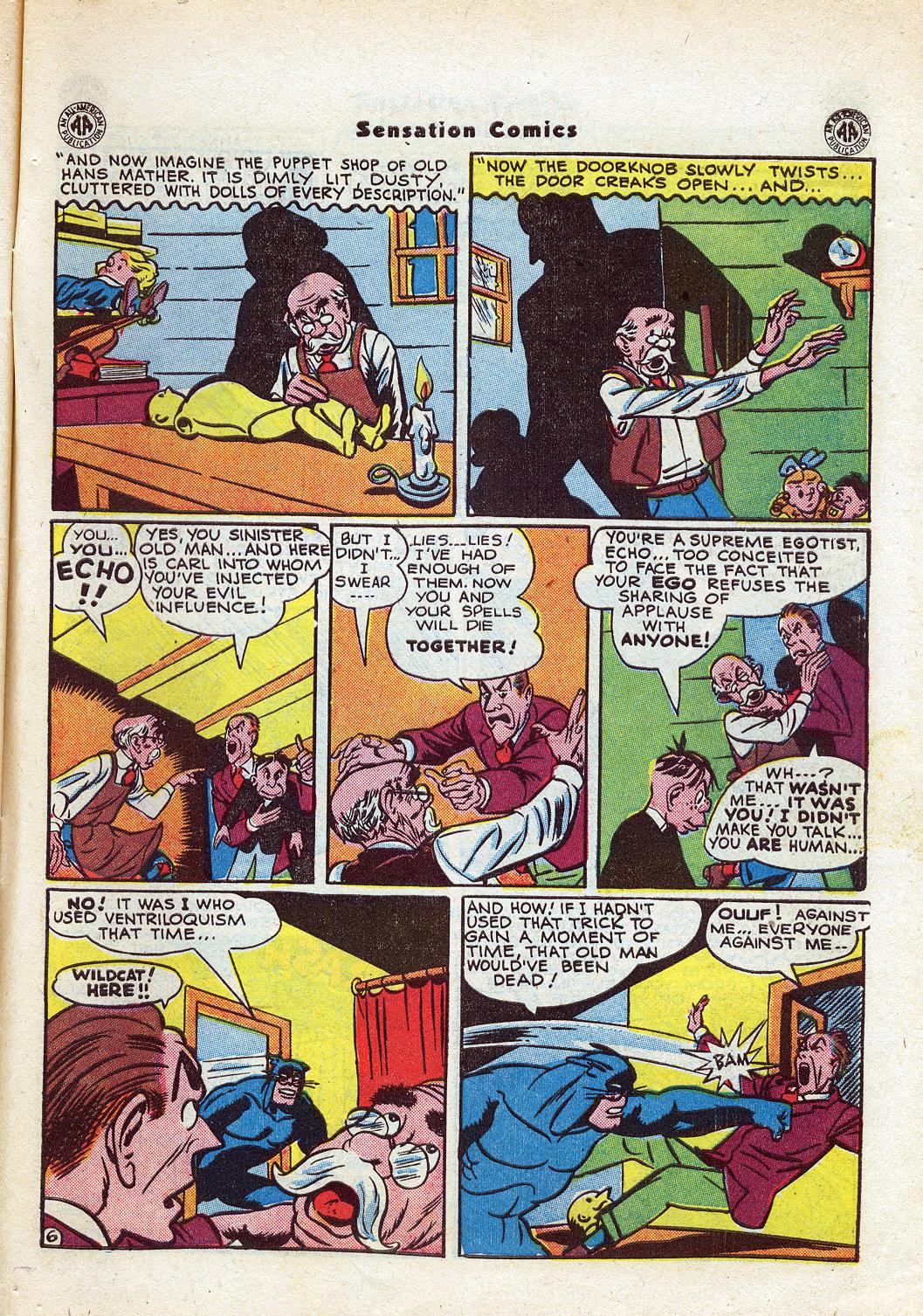 Read online Sensation (Mystery) Comics comic -  Issue #46 - 47