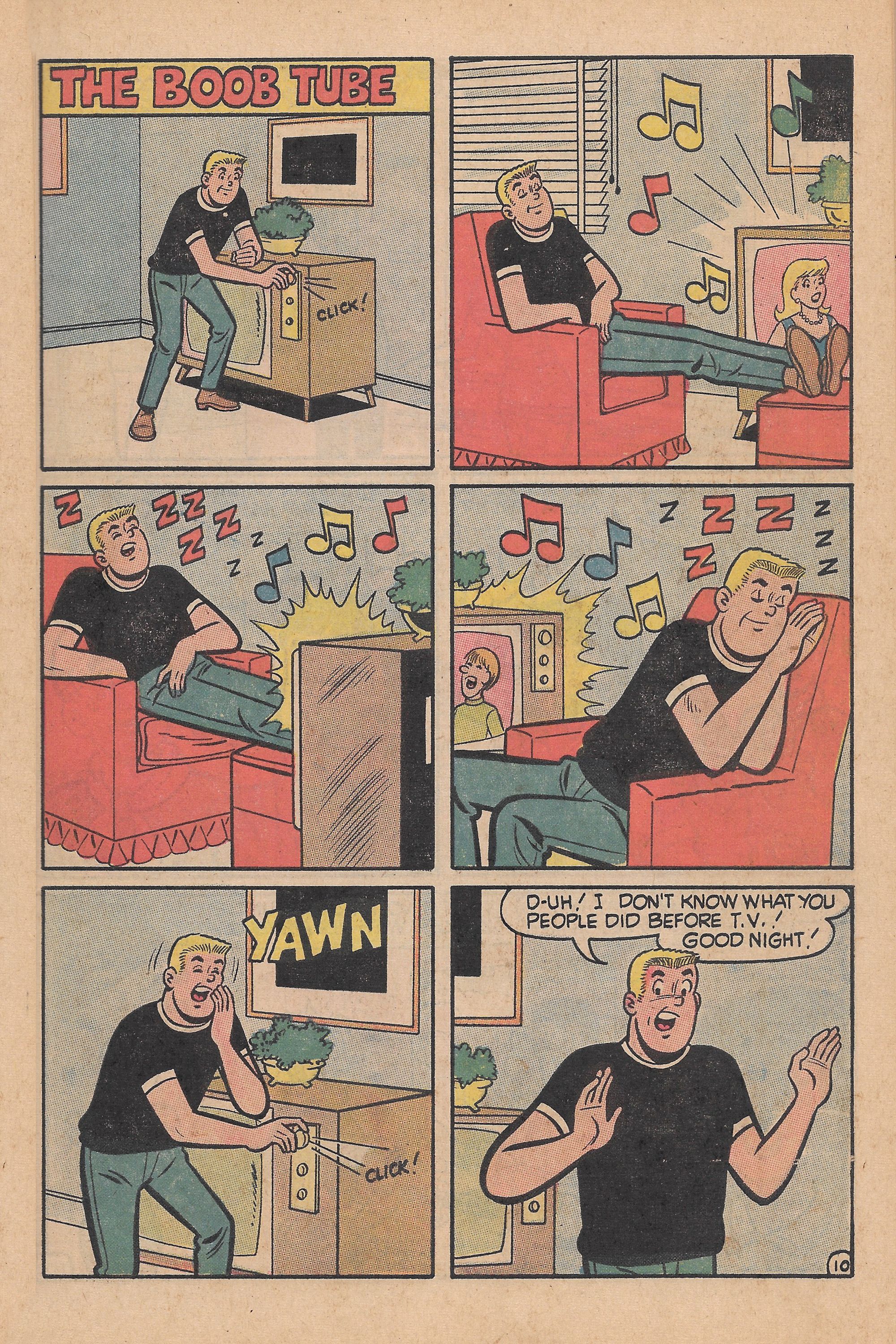 Read online Archie's TV Laugh-Out comic -  Issue #5 - 29