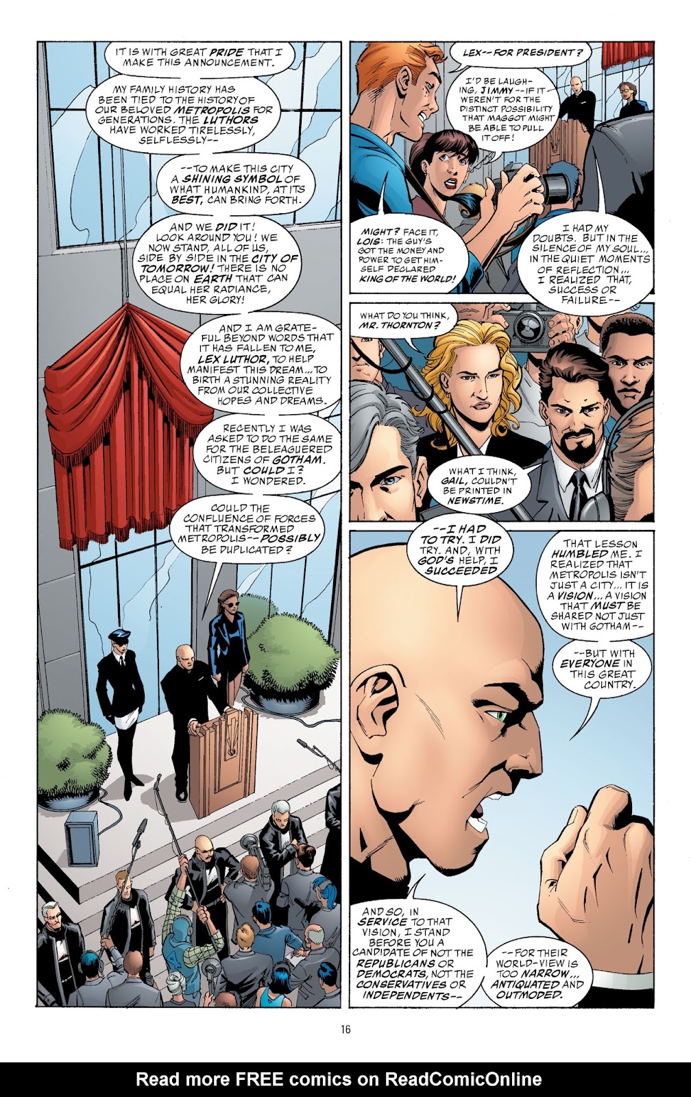 Superman: President Luthor issue TPB - Page 17