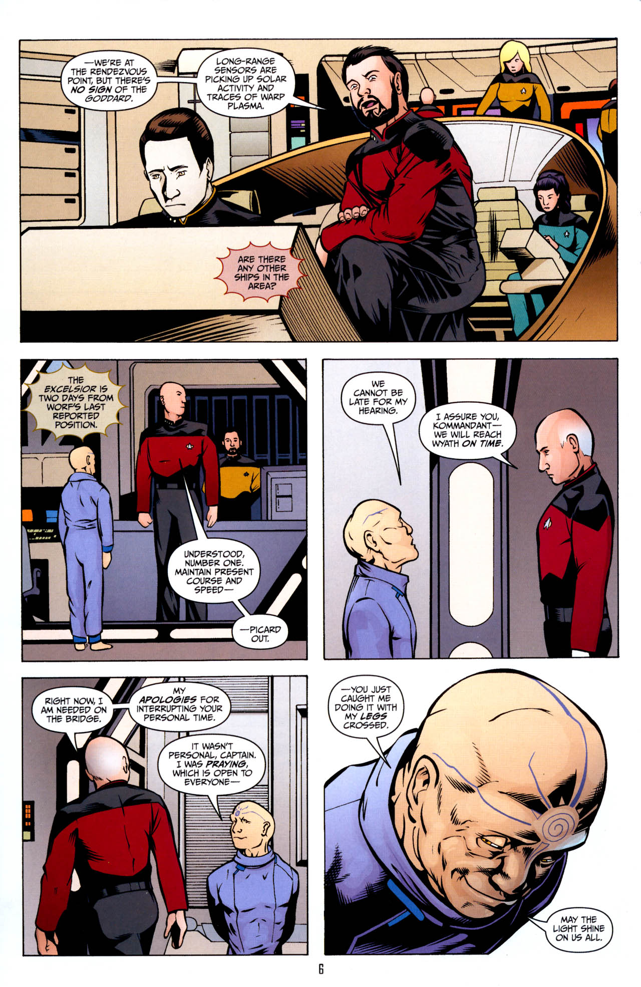 Read online Star Trek: The Next Generation: The Space Between comic -  Issue #4 - 8