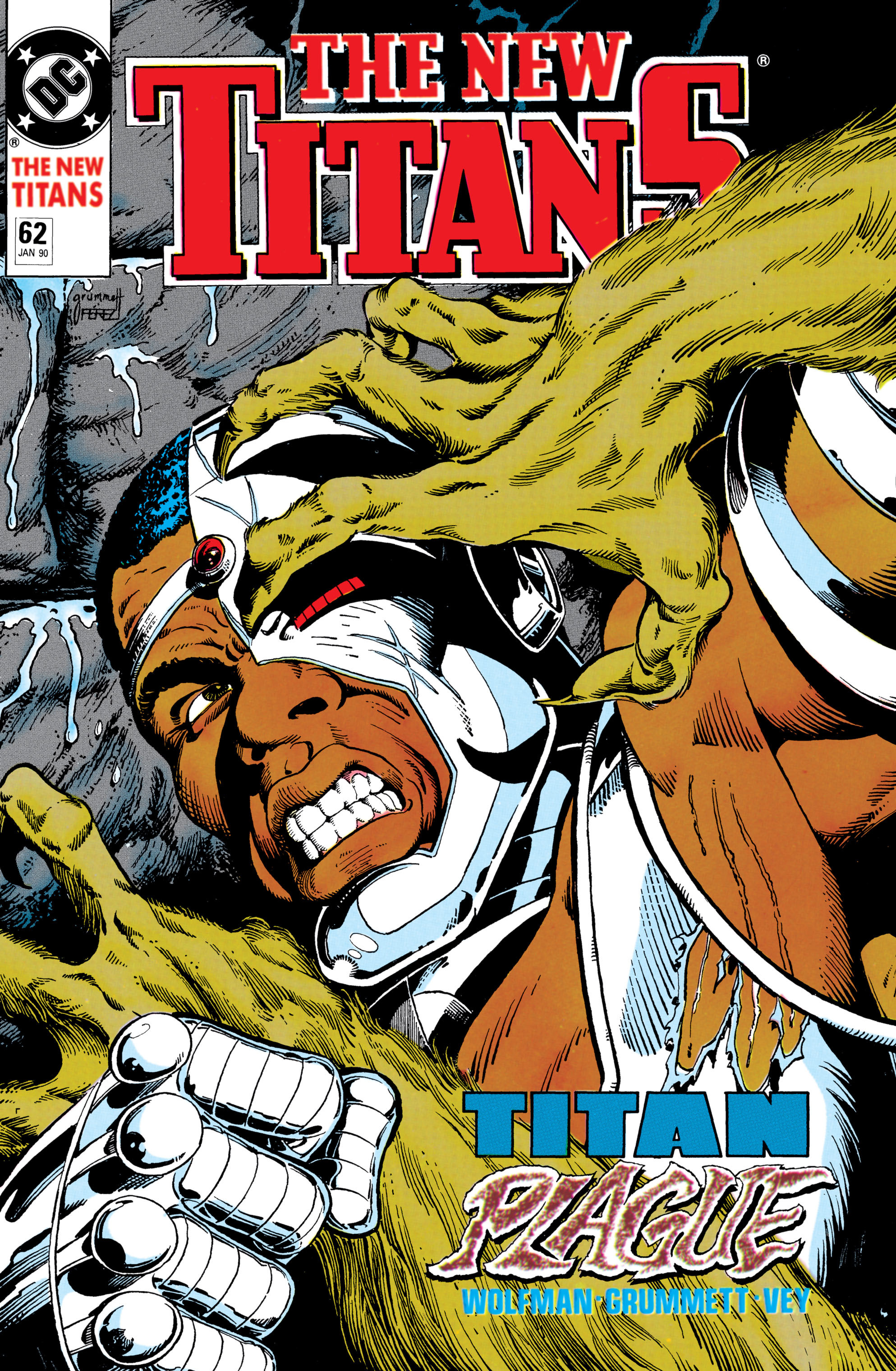 Read online The New Titans (1988) comic -  Issue #62 - 1