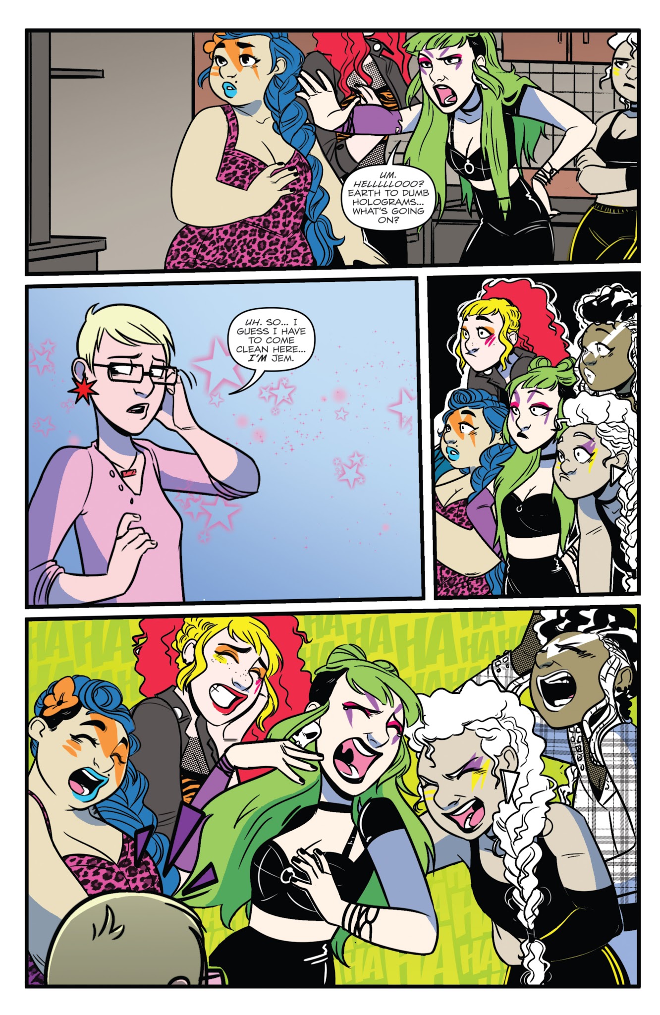 Read online Jem and the Holograms: The Misfits: Infinite comic -  Issue #1 - 13