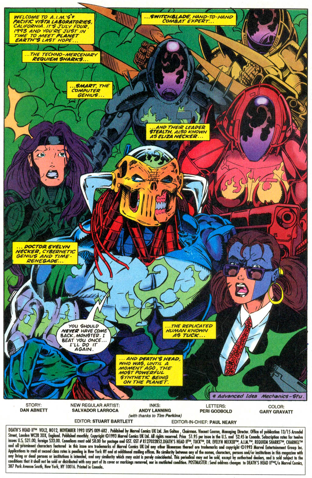 Read online Death's Head II (vol. 2) comic -  Issue #12 - 2