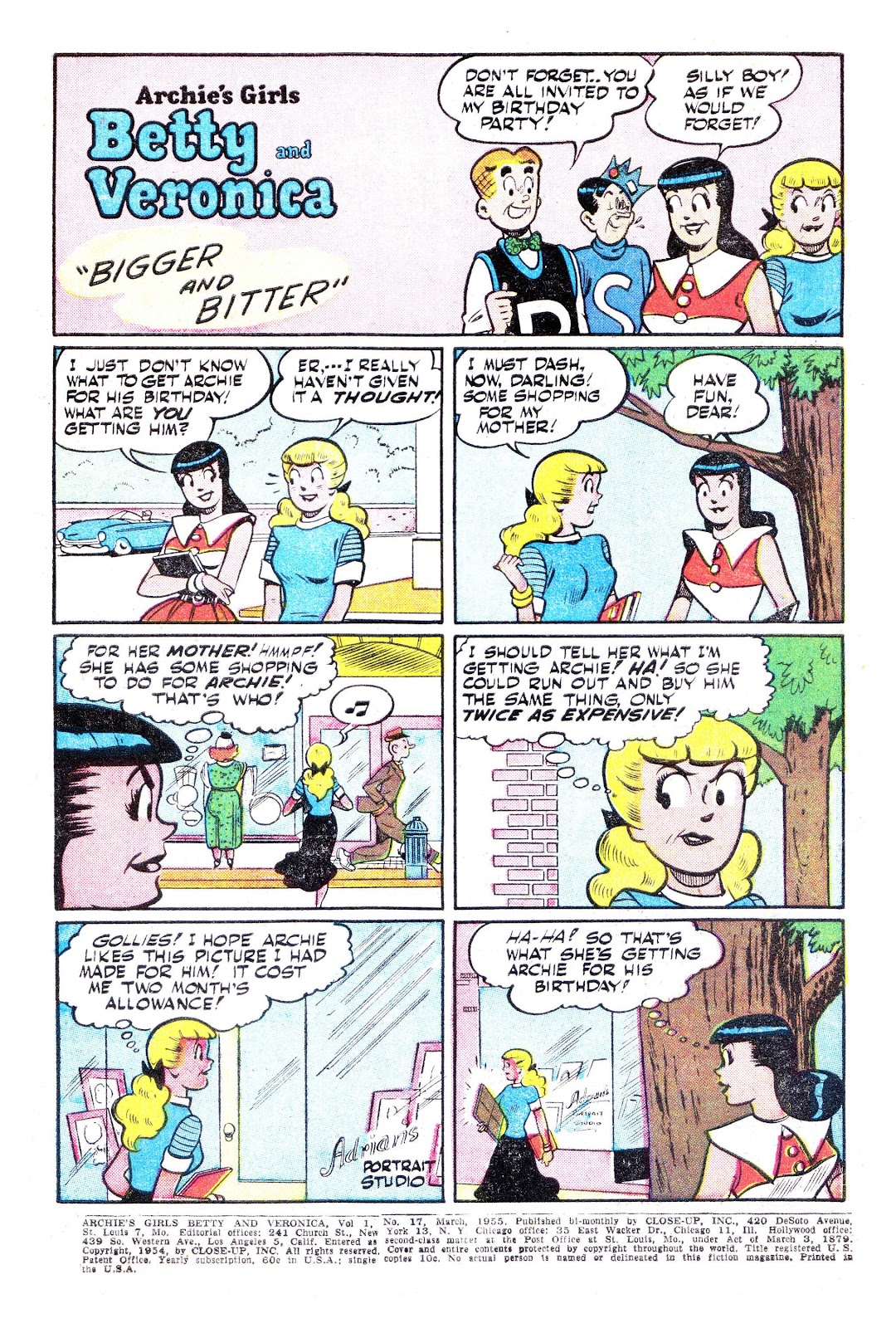 Archie's Girls Betty and Veronica issue 17 - Page 2