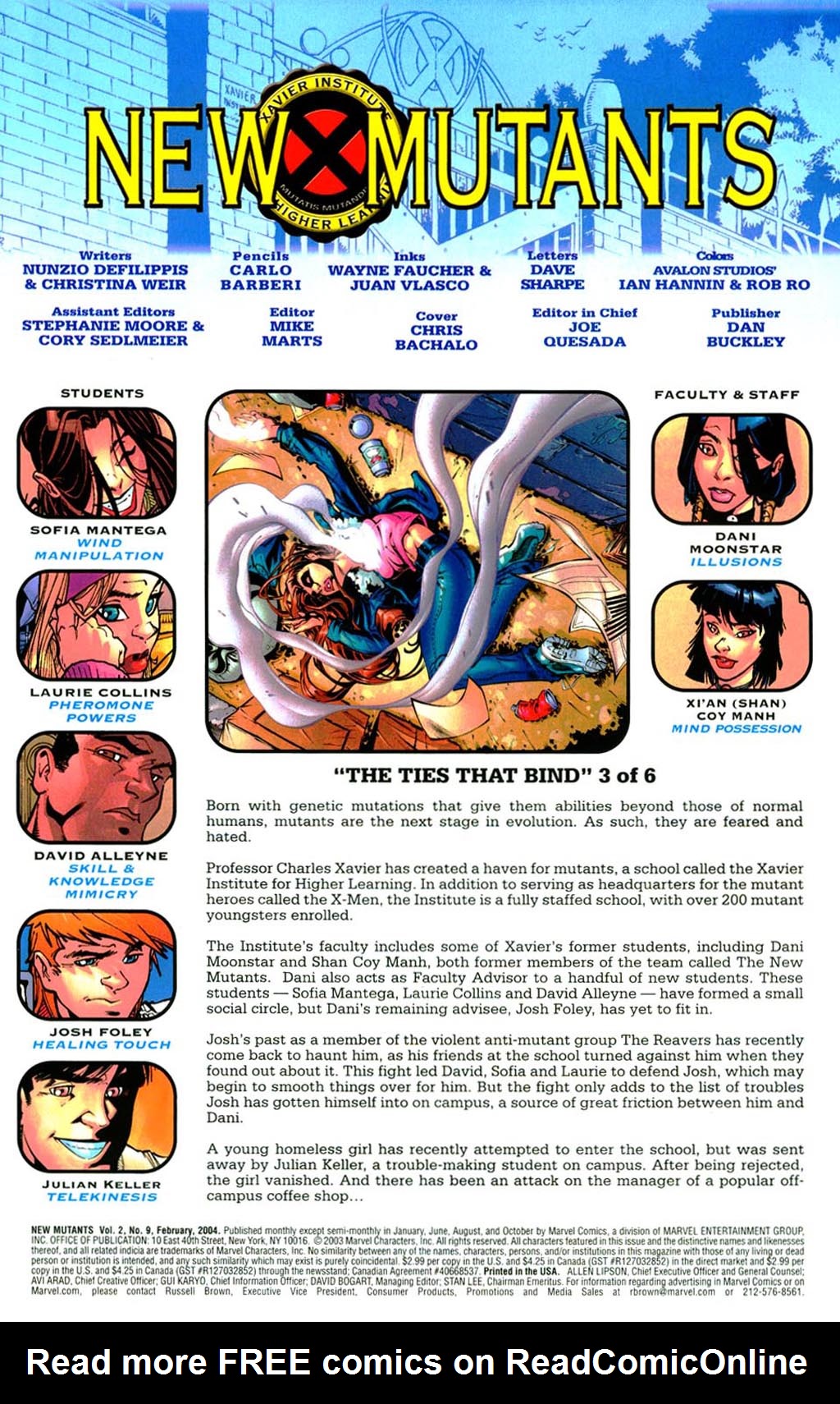 New Mutants (2003) Issue #9 #9 - English 2