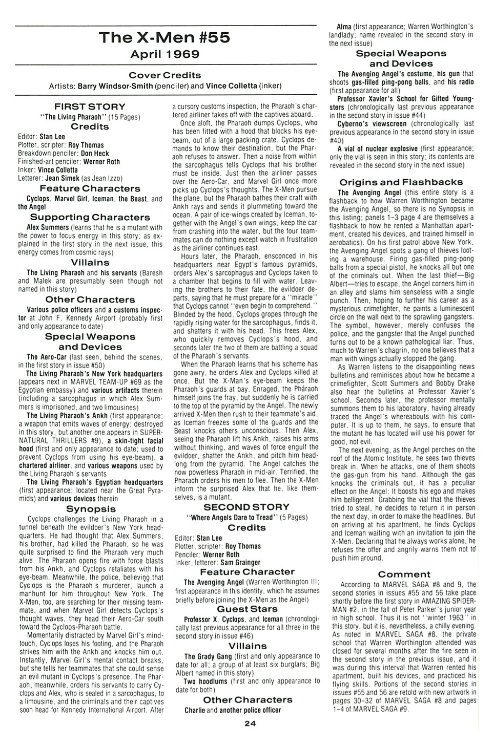 Read online The Official Marvel Index To The X-Men comic -  Issue #3 - 26