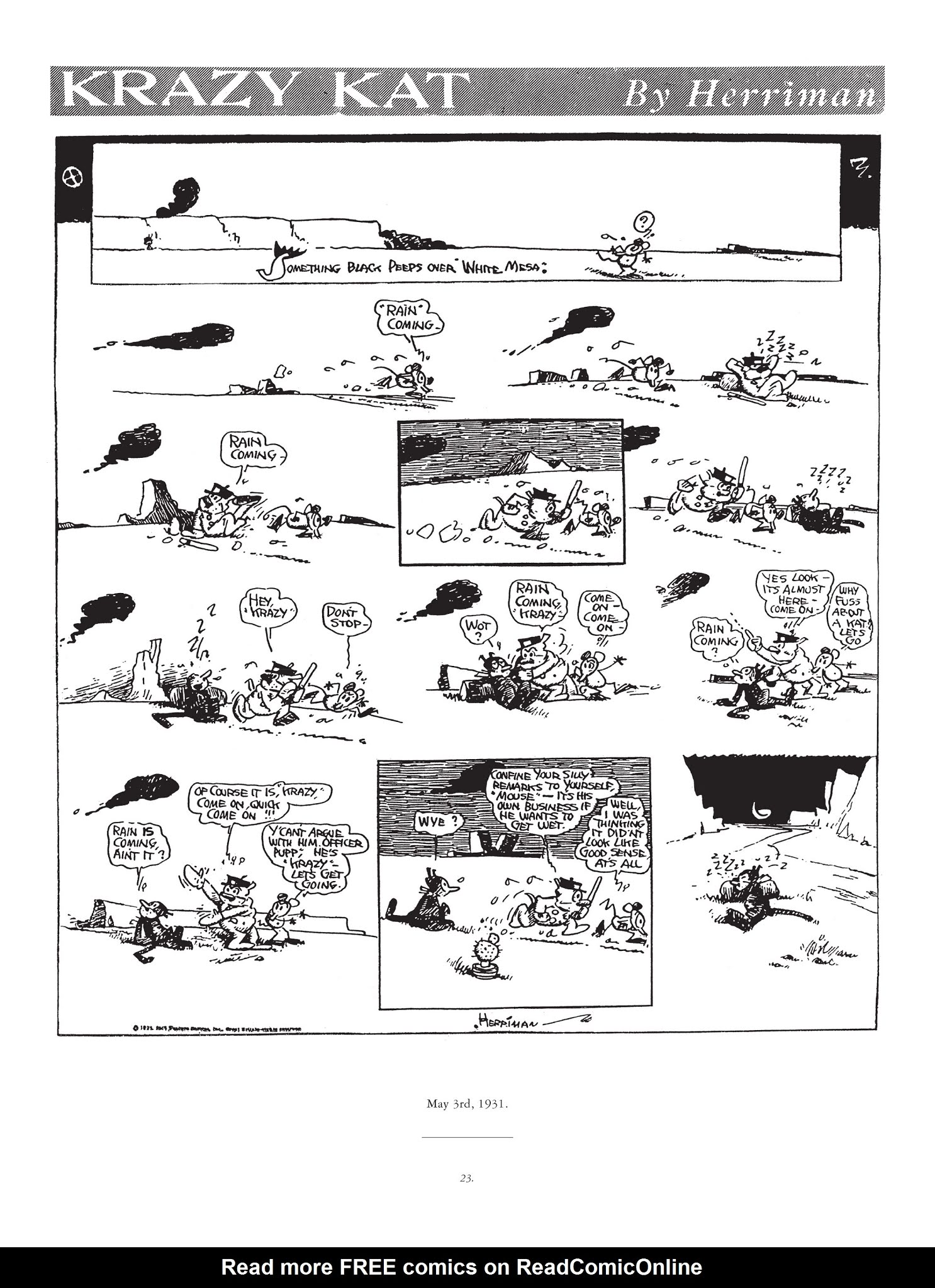 Read online Krazy & Ignatz comic -  Issue # TPB 7 - 20