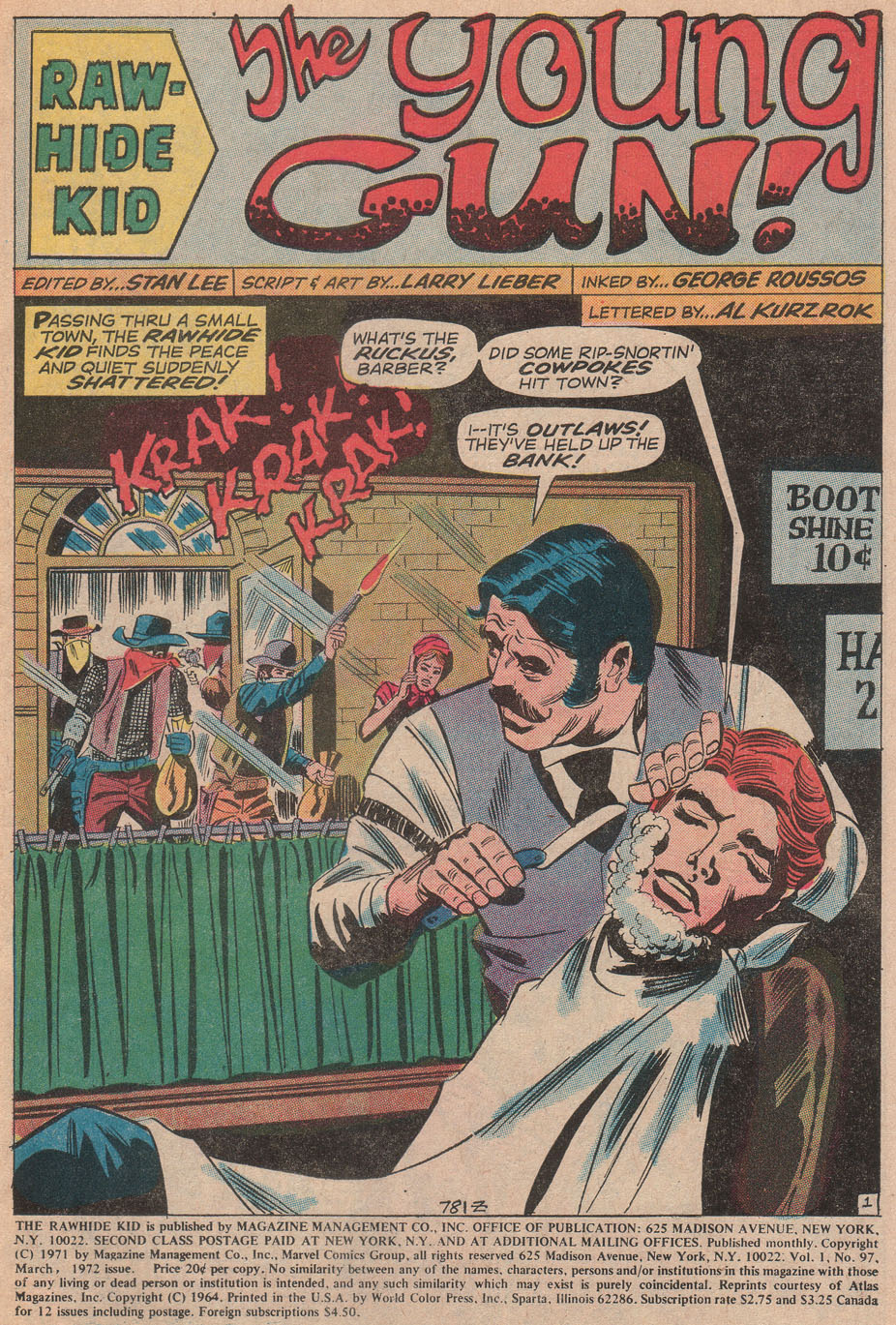 Read online The Rawhide Kid comic -  Issue #97 - 3