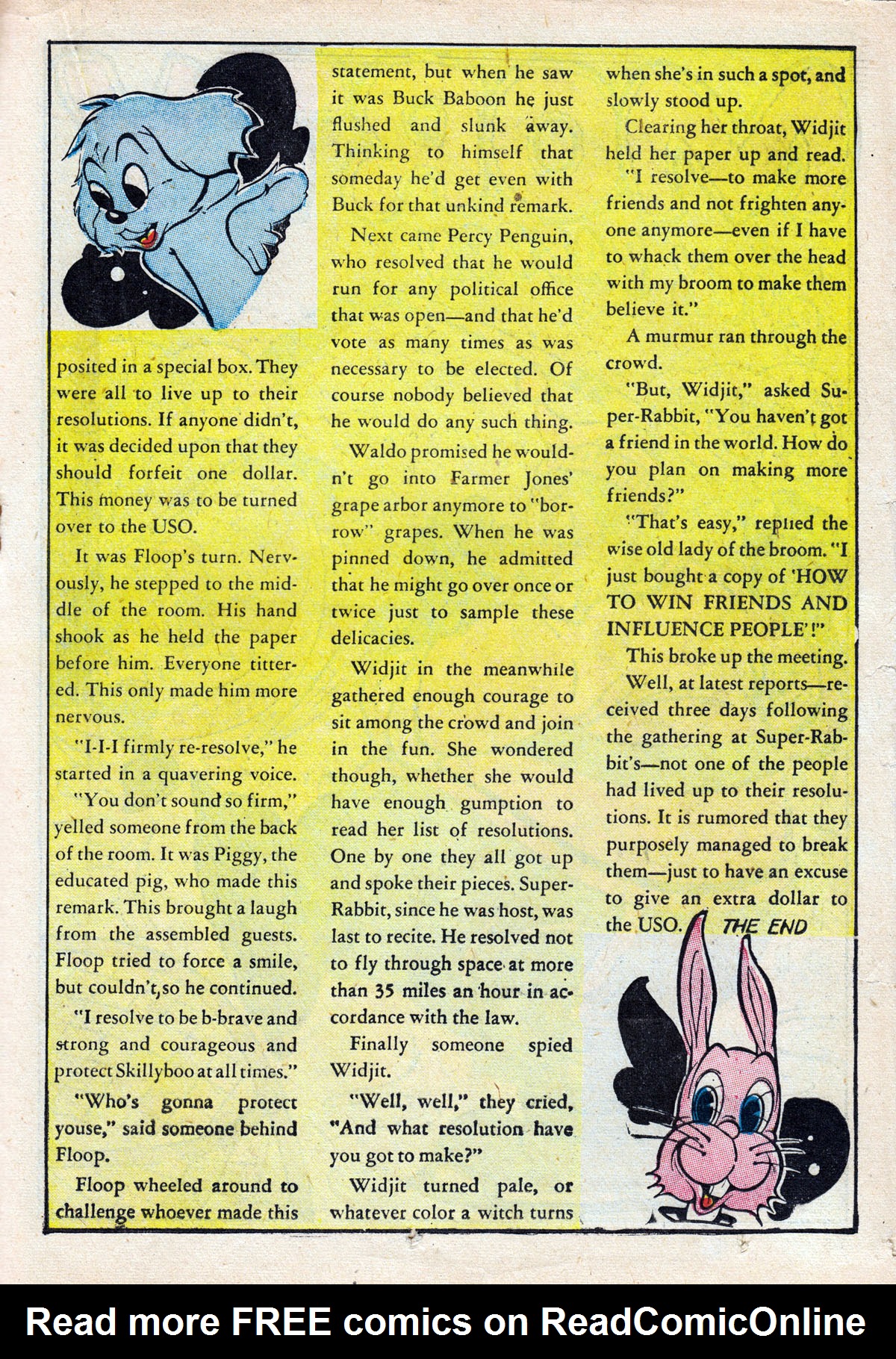 Read online Comedy Comics (1942) comic -  Issue #14 - 35