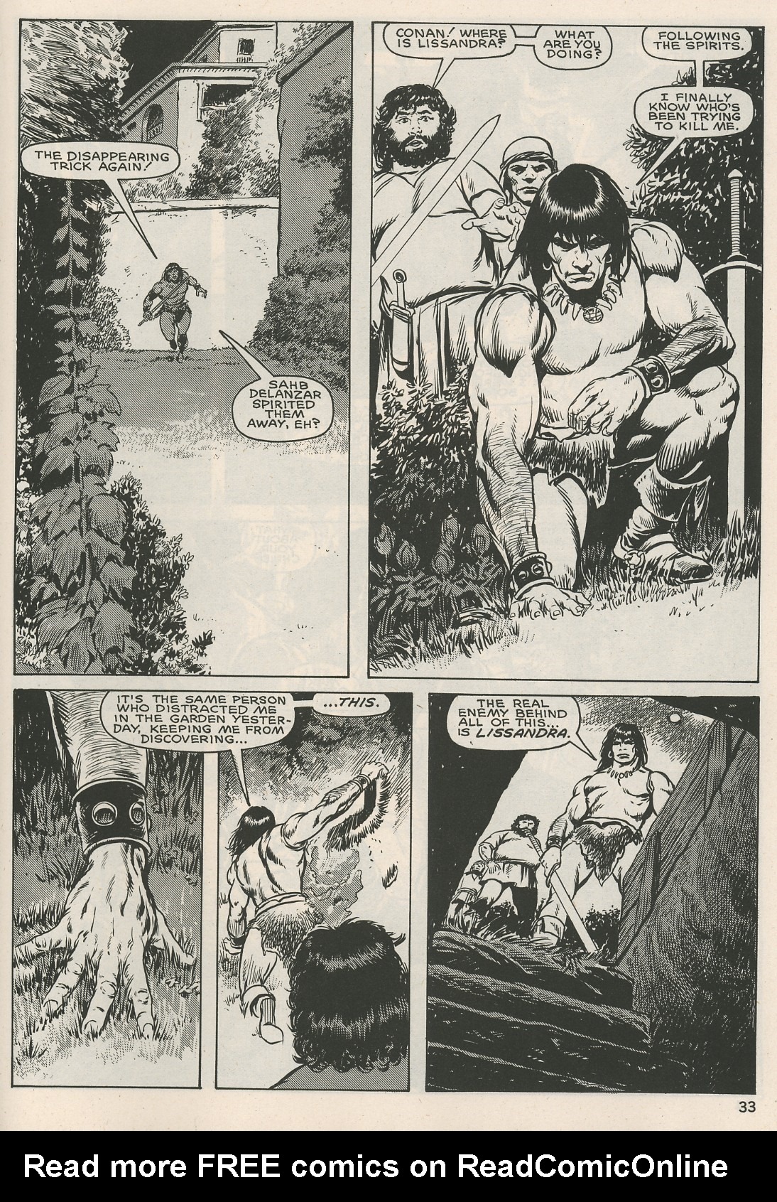 Read online The Savage Sword Of Conan comic -  Issue #125 - 33