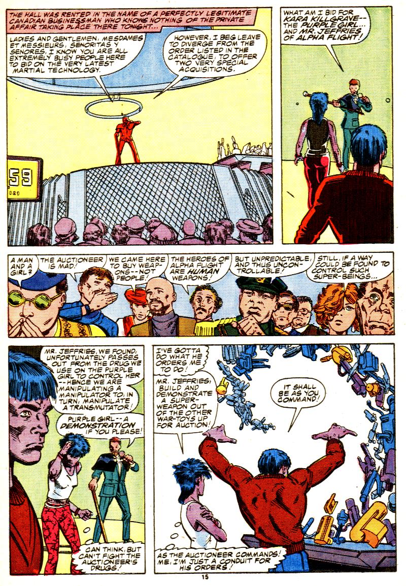 Read online Alpha Flight (1983) comic -  Issue #42 - 16