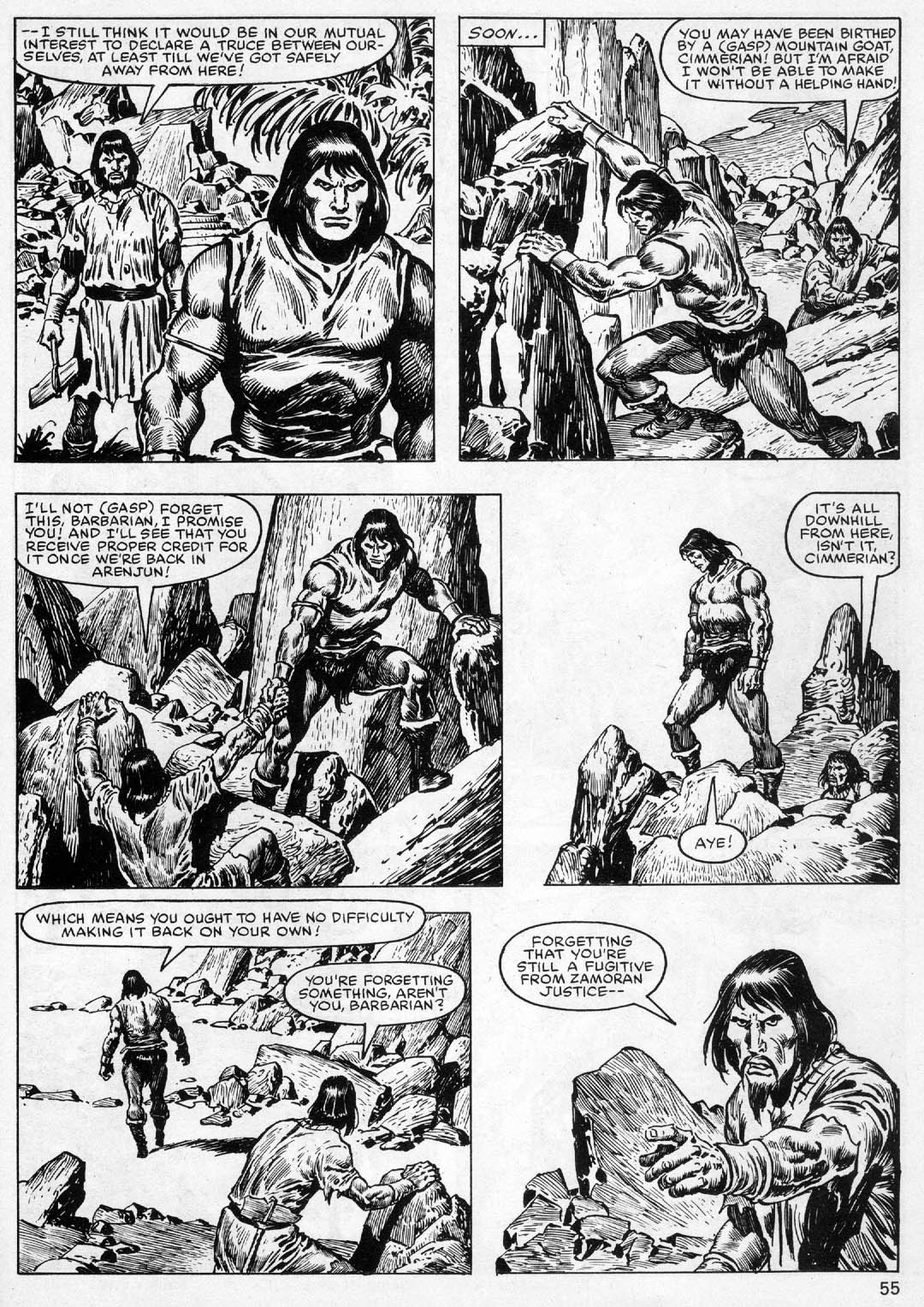 Read online The Savage Sword Of Conan comic -  Issue #100 - 50