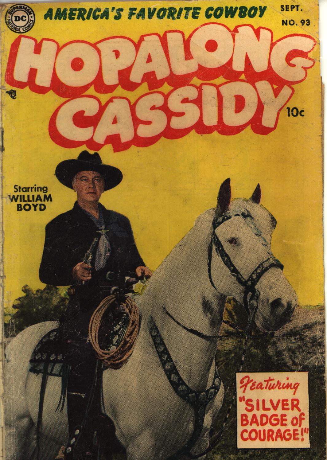 Read online Hopalong Cassidy comic -  Issue #93 - 1