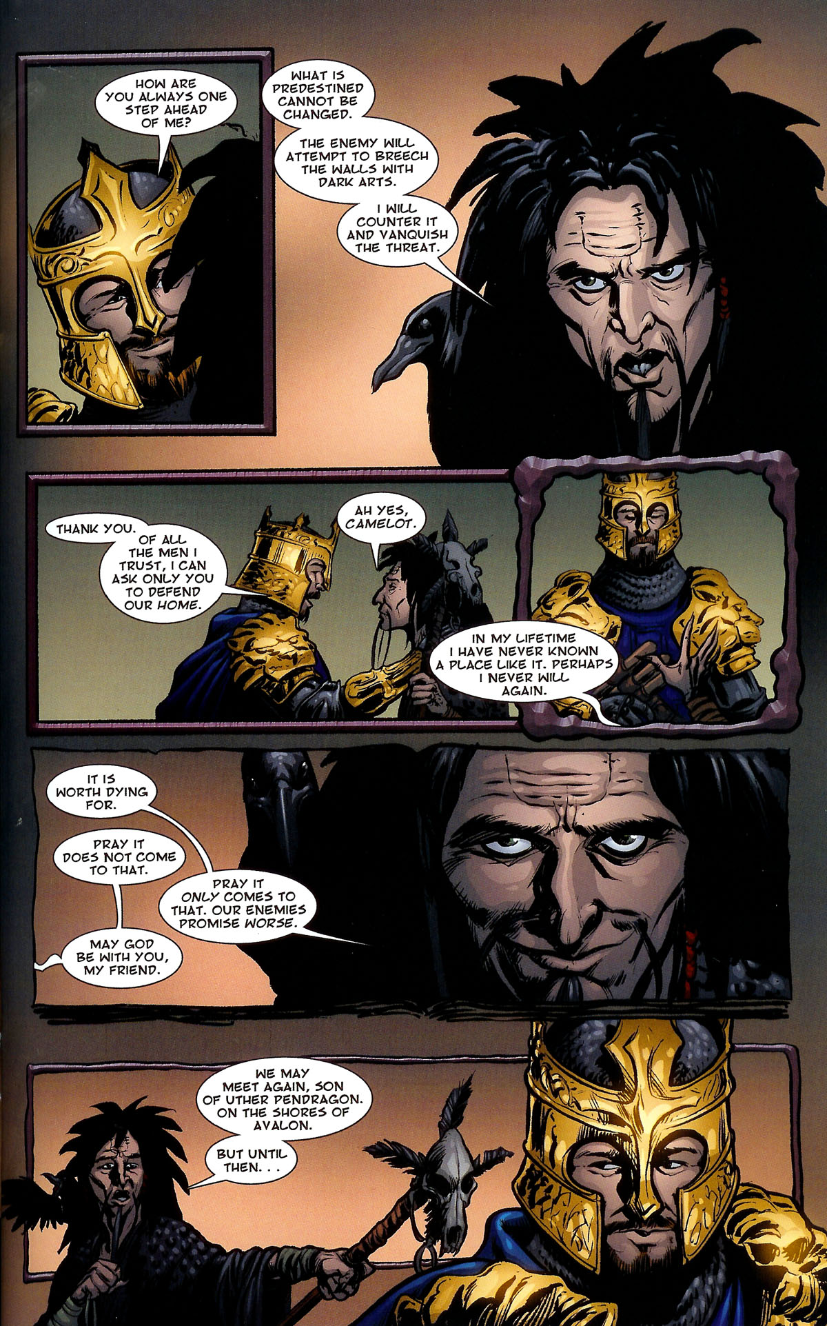 Read online Dracula vs King Arthur comic -  Issue #4 - 33