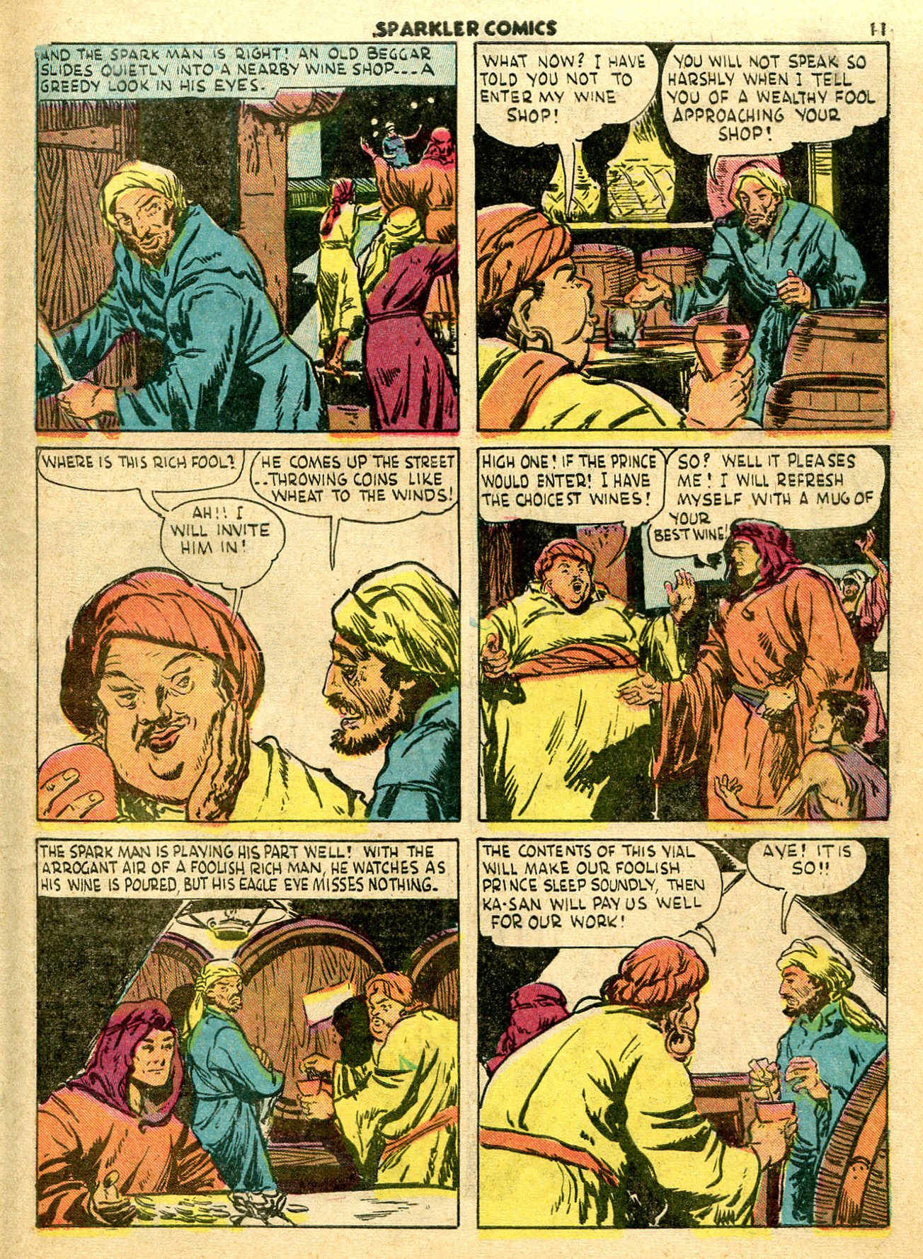 Read online Sparkler Comics comic -  Issue #20 - 13