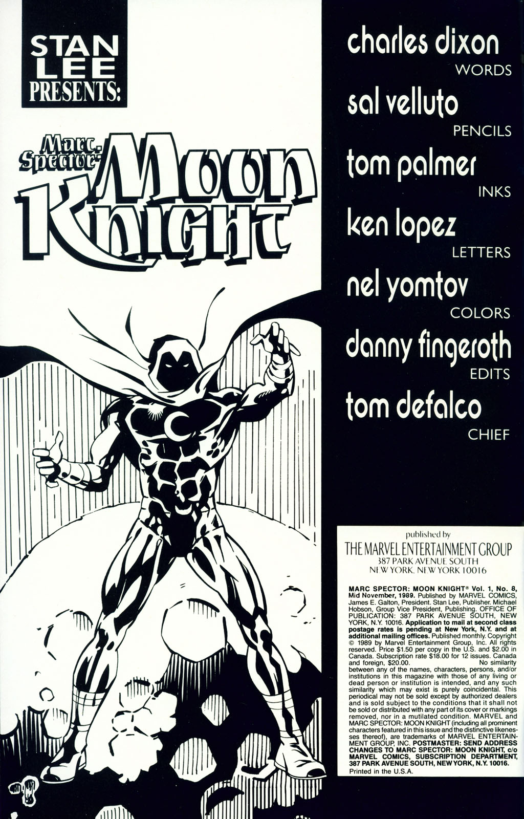 Read online Marc Spector: Moon Knight comic -  Issue #8 - 3