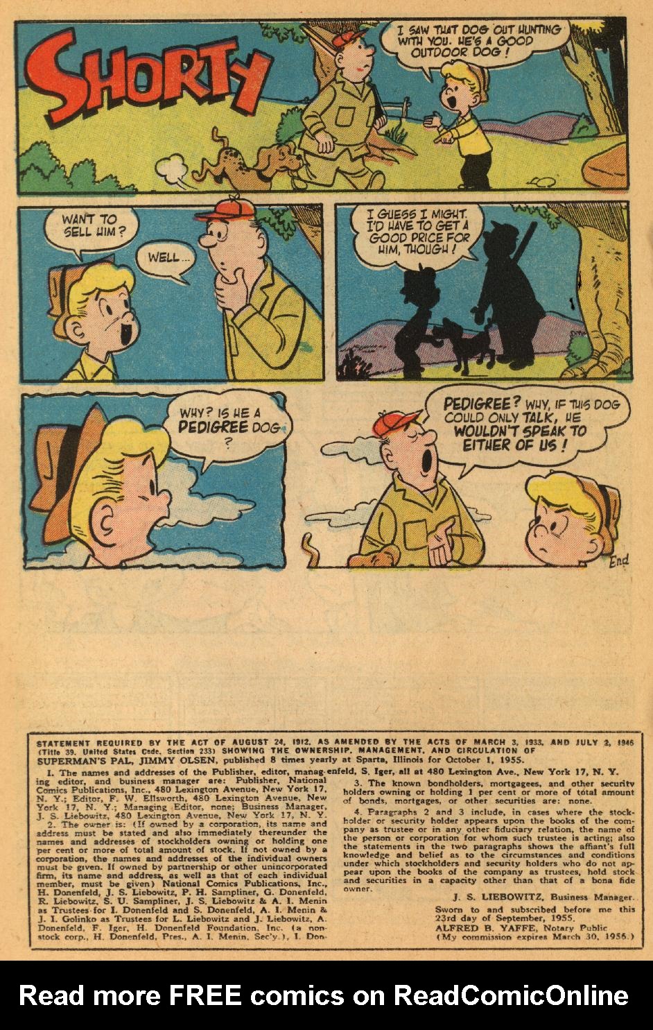 Read online Superman's Pal Jimmy Olsen comic -  Issue #10 - 22