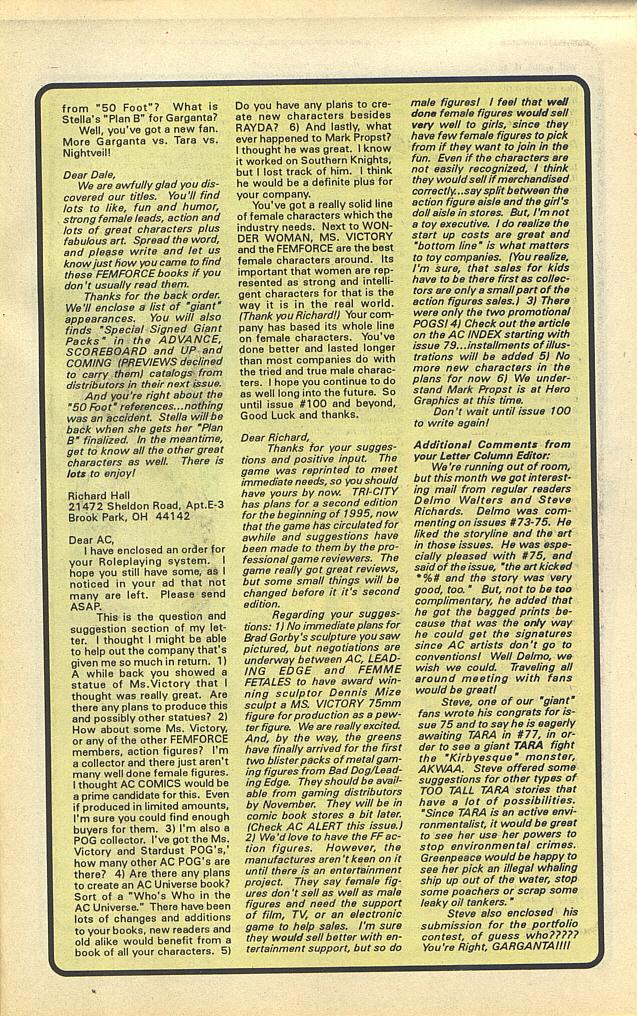 Read online Femforce comic -  Issue #78 - 31