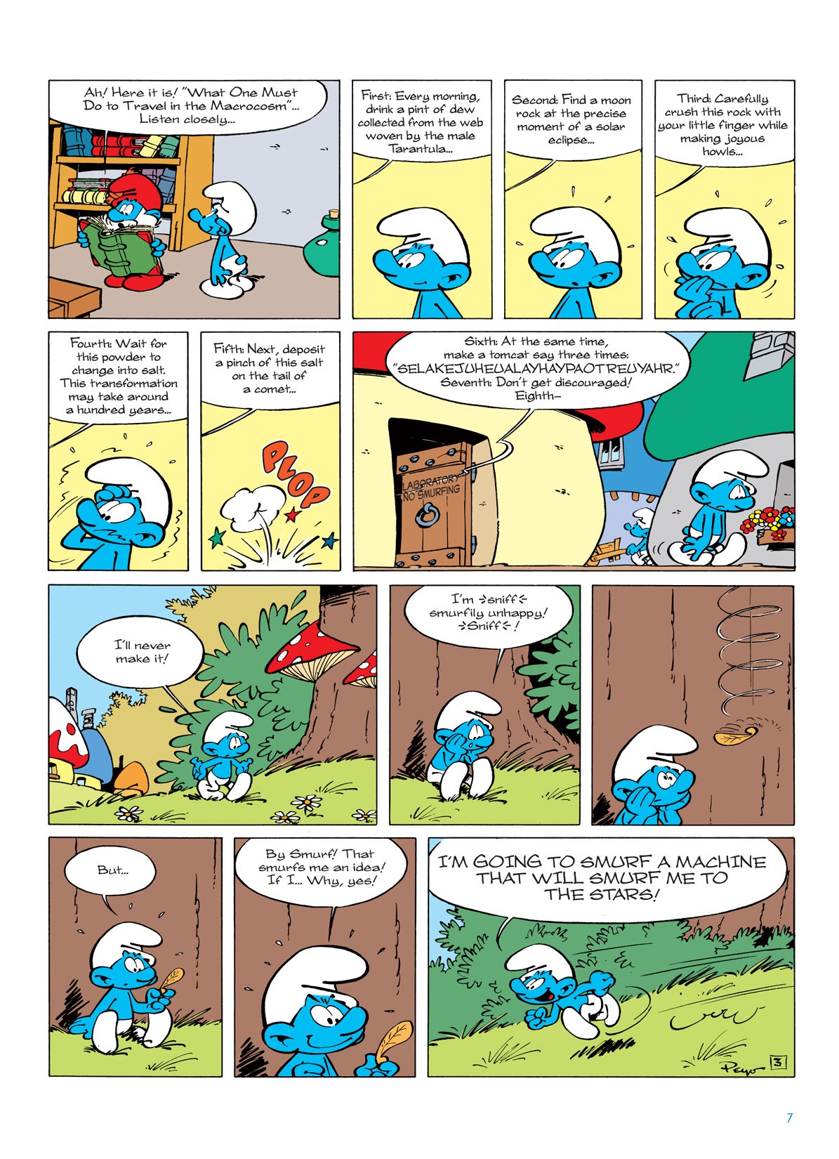 Read online The Smurfs comic -  Issue #7 - 7