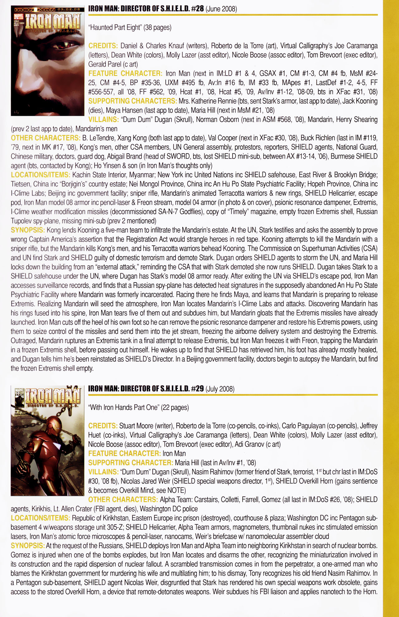 Read online Official Index to the Marvel Universe comic -  Issue #13 - 27
