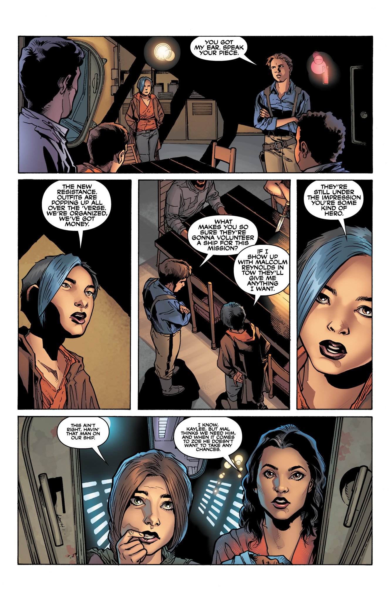 Read online Serenity: Firefly Class 03-K64  Leaves on the Wind comic -  Issue #4 - 8