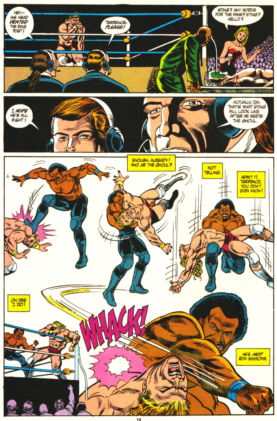 Read online WCW World Championship Wrestling comic -  Issue #2 - 12