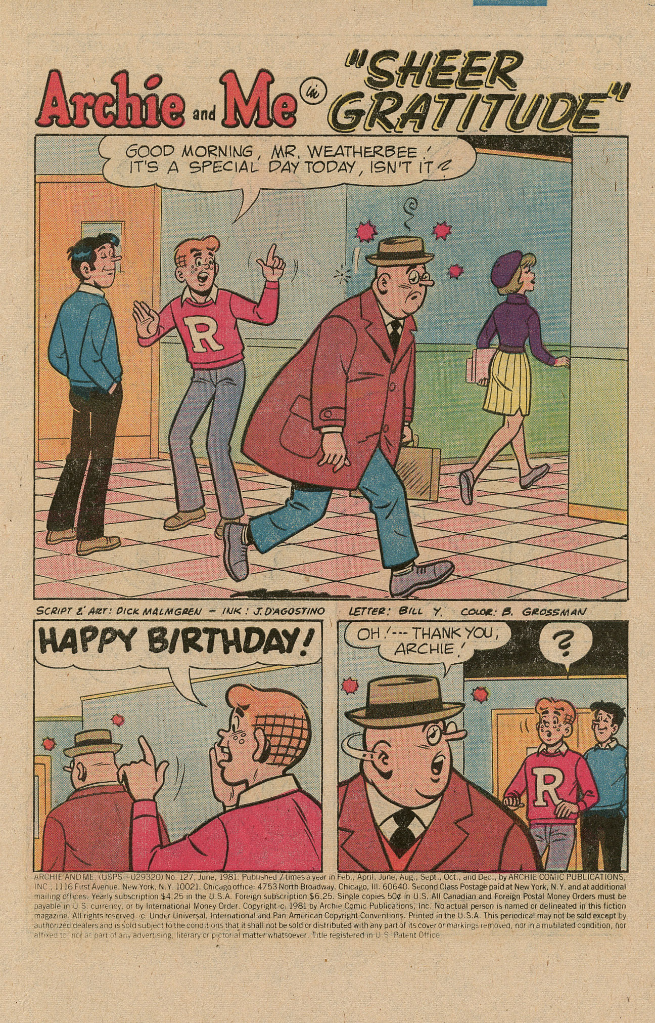Read online Archie and Me comic -  Issue #127 - 3