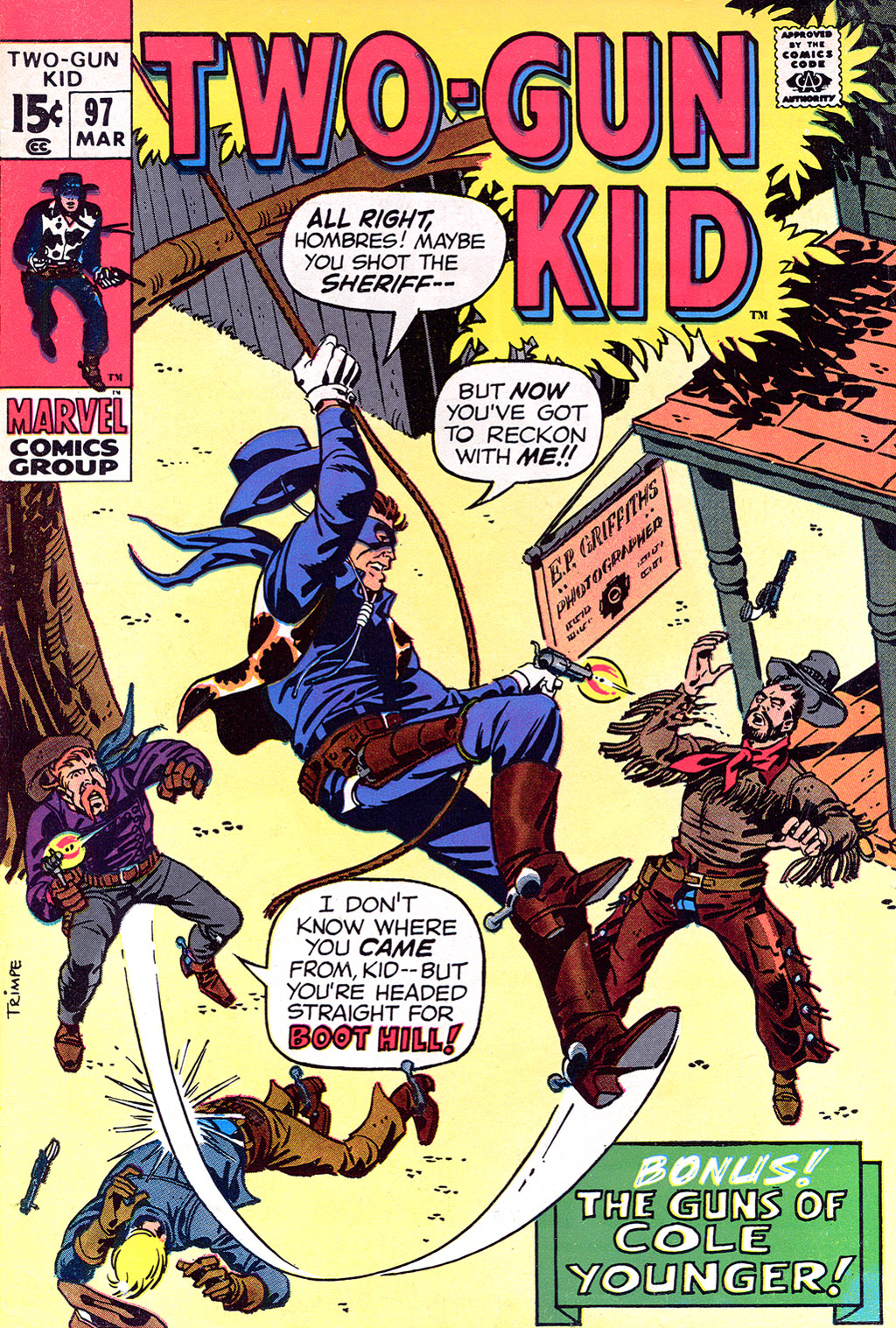 Read online Two-Gun Kid comic -  Issue #97 - 1