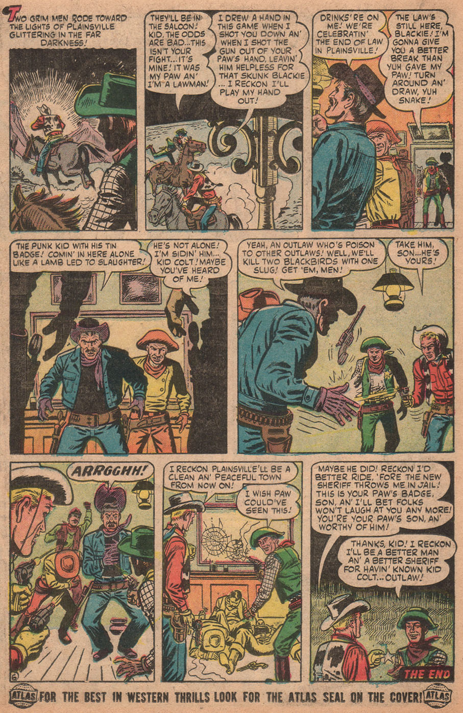 Read online Kid Colt Outlaw comic -  Issue #34 - 18