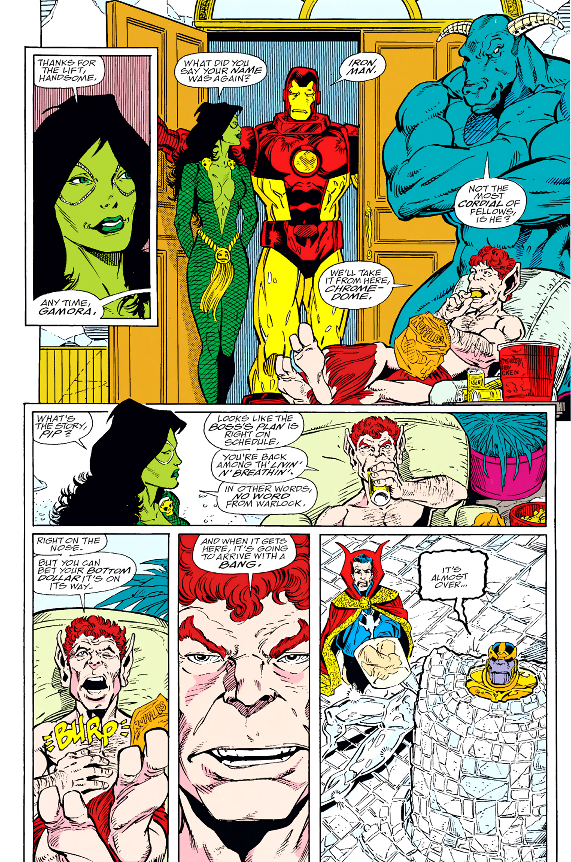 Read online Infinity Gauntlet (1991) comic -  Issue #6 - 18