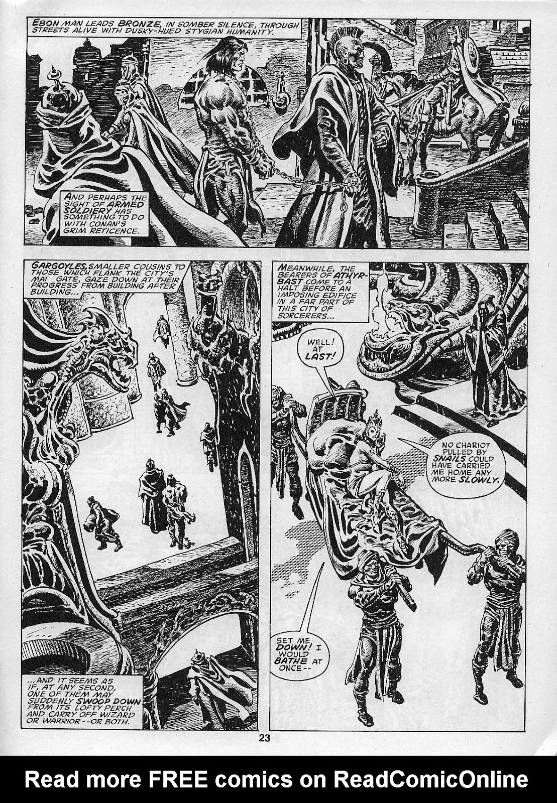 The Savage Sword Of Conan issue 205 - Page 25